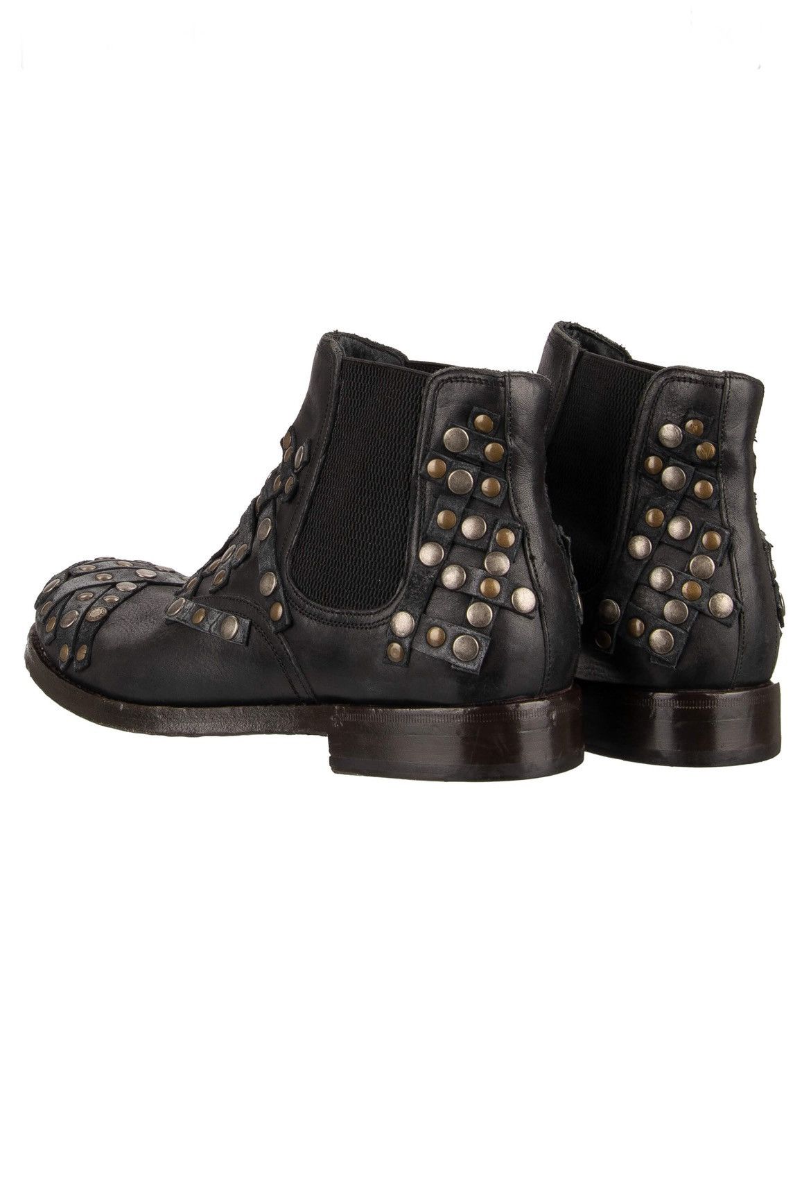 Dolce & Gabbana Studded Leather Ankle Boots. 8 Size US 8 / EU 41 - 4 Thumbnail