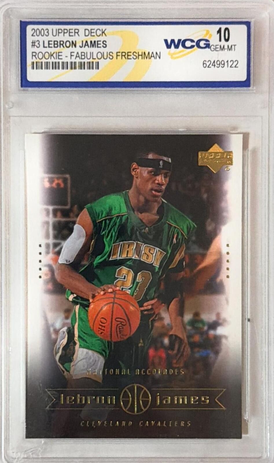 Other 2003-04 Upper Deck LeBron James #3 Rookie WCG 10 Cleveland Size ONE SIZE - 1 Thumbnail