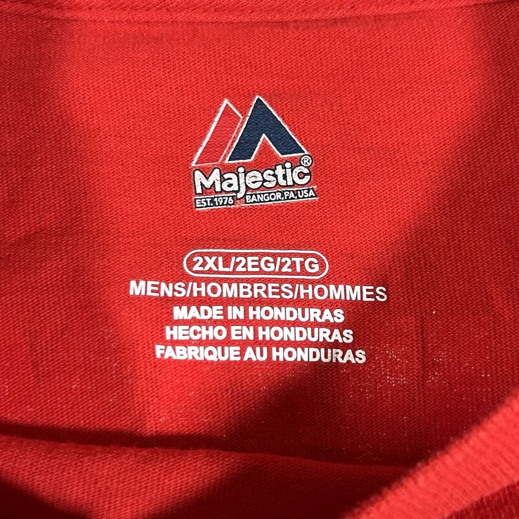 J Brand Majestic T-Shirt Kansas City Chiefs Patrick Mahomes 2XL Red Mens Shirt KC City 15 Chiefs Football Retro Size US XXL / EU 58 / 5 - 5 Thumbnail
