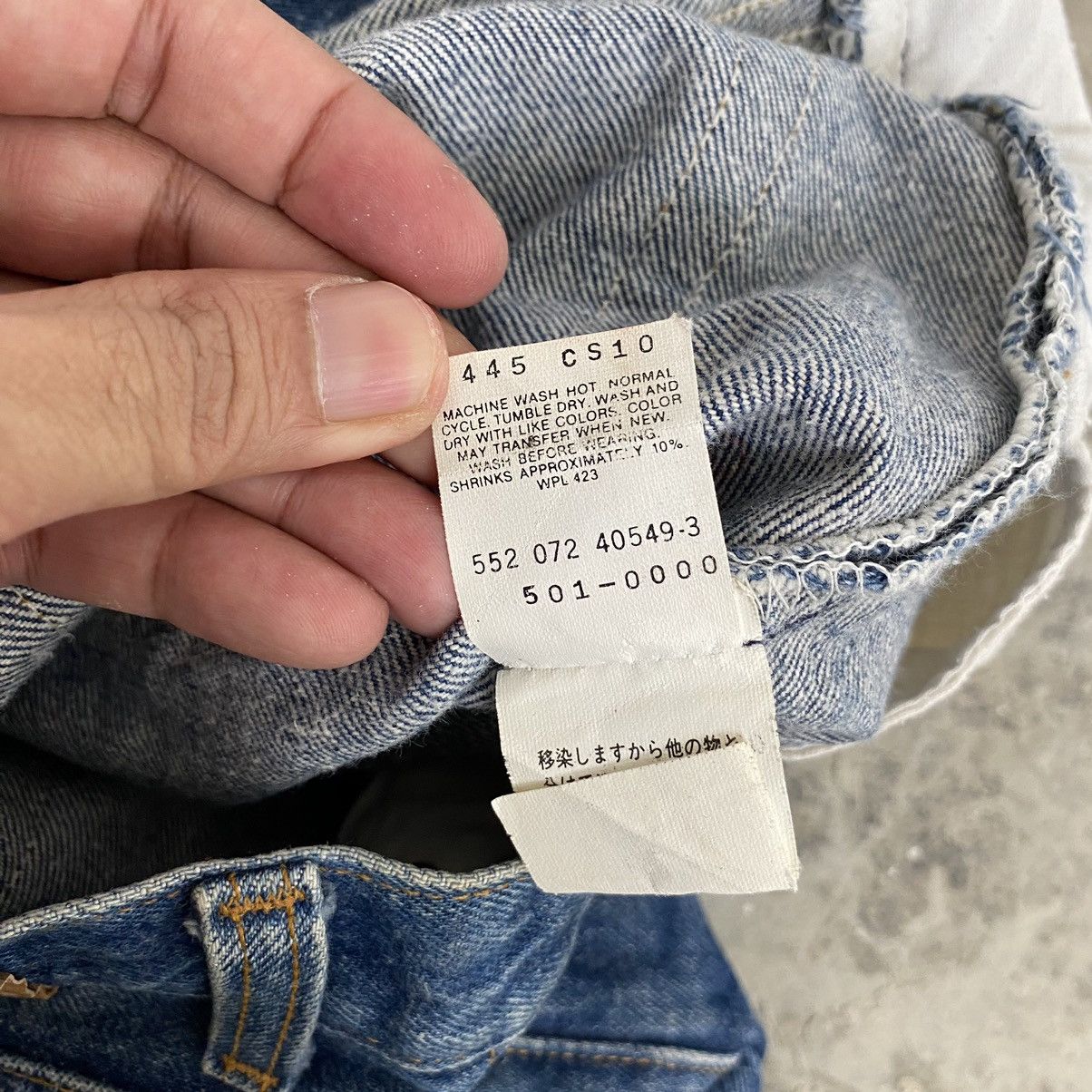 Levi's Size 29x32.5 Vintage 90’s Levis 501 Stonewashed Blue Jeans Size US 29 - 14 Thumbnail