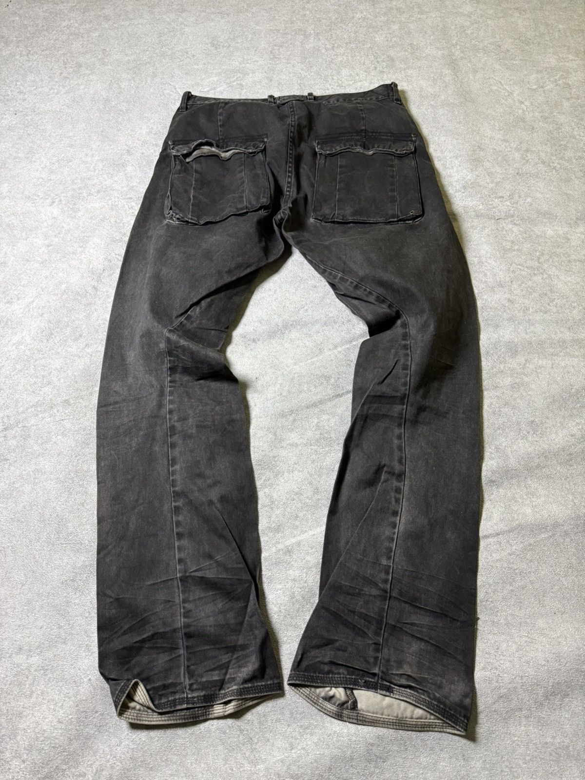 Allsaints Skull Allsaints Rick Owens Style Drop Crotch Jeans Size US 32 / EU 48 - 11 Thumbnail