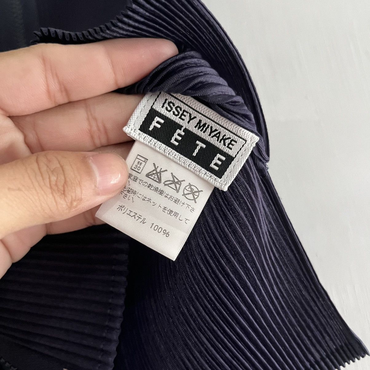 Issey Miyake FETE Issey Miyake Zip Up Vest Indigo Size M / US 6-8 / IT 42-44 - 6 Thumbnail