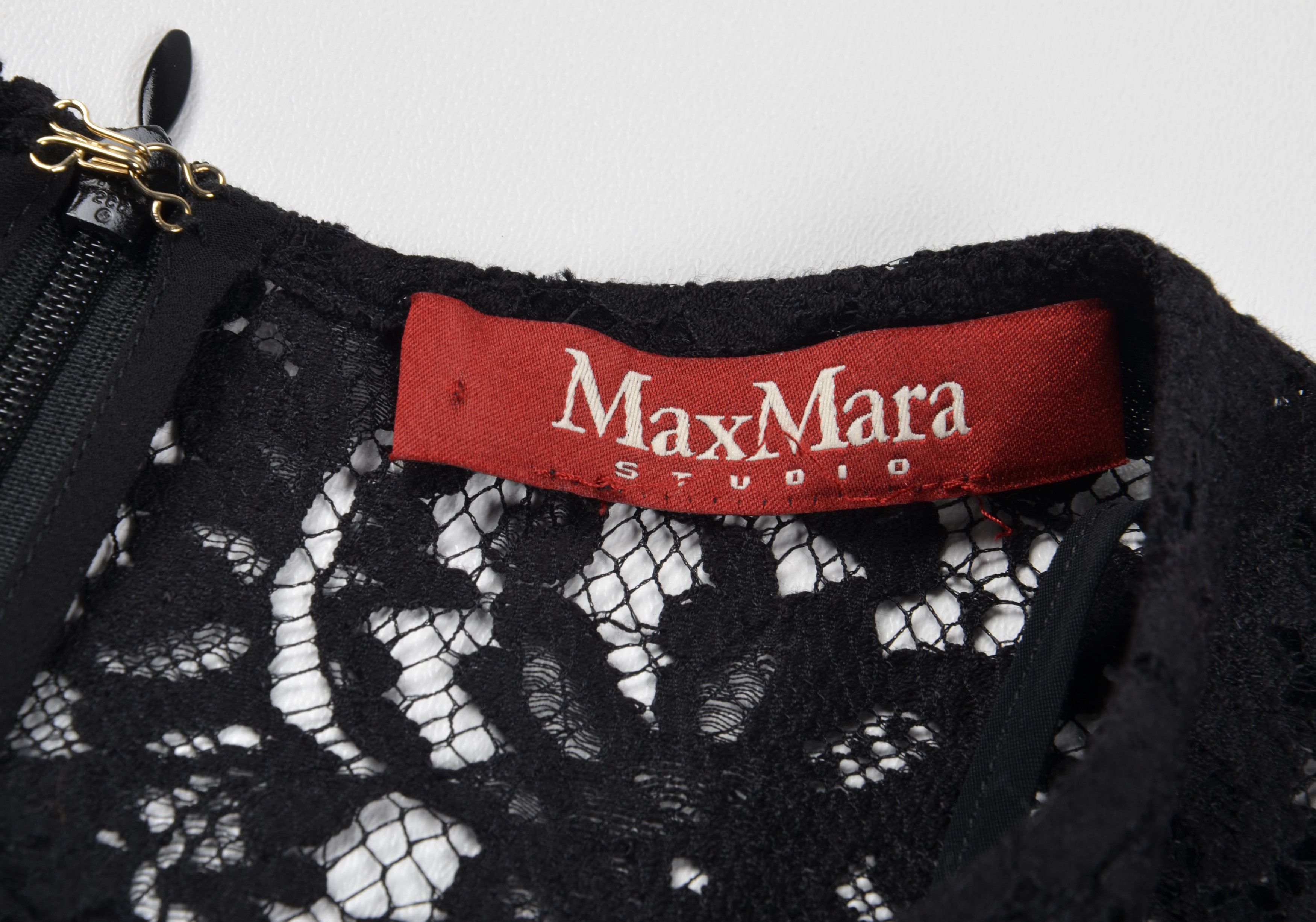Max Mara Max Mara Lace Dress 3/4 Sleeve A-Line Elegant Cocktail Size S / US 4 / IT 40 - 8 Thumbnail