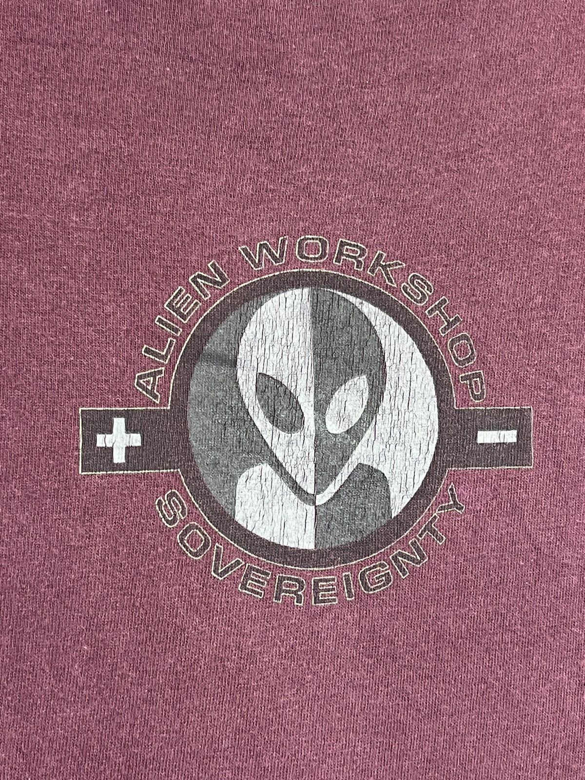 Alien Workshop SUNFADED🔥VINTAGE 90s ALIEN WORKSHOP TEE SHIRT Size US XL / EU 56 / 4 - 3 Thumbnail