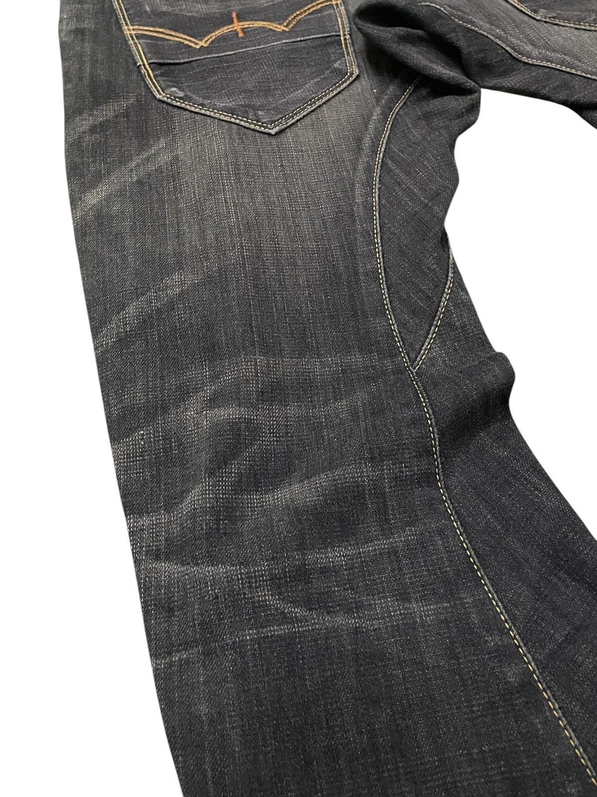 Beauty Beast × Edwin × Japanese Brand Vintage Edwin E Function Engineered Spiral Leg Jeans Size US 30 / EU 46 - 8 Thumbnail