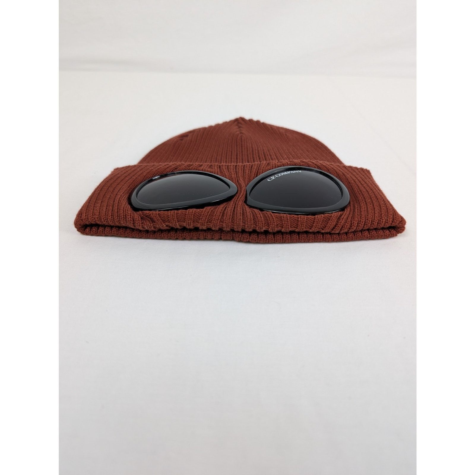 C.P. Company o1rshd1 Q:2 / Size: OS / Goggles Beanie Cap / Hat in Brown Size ONE SIZE - 4 Thumbnail