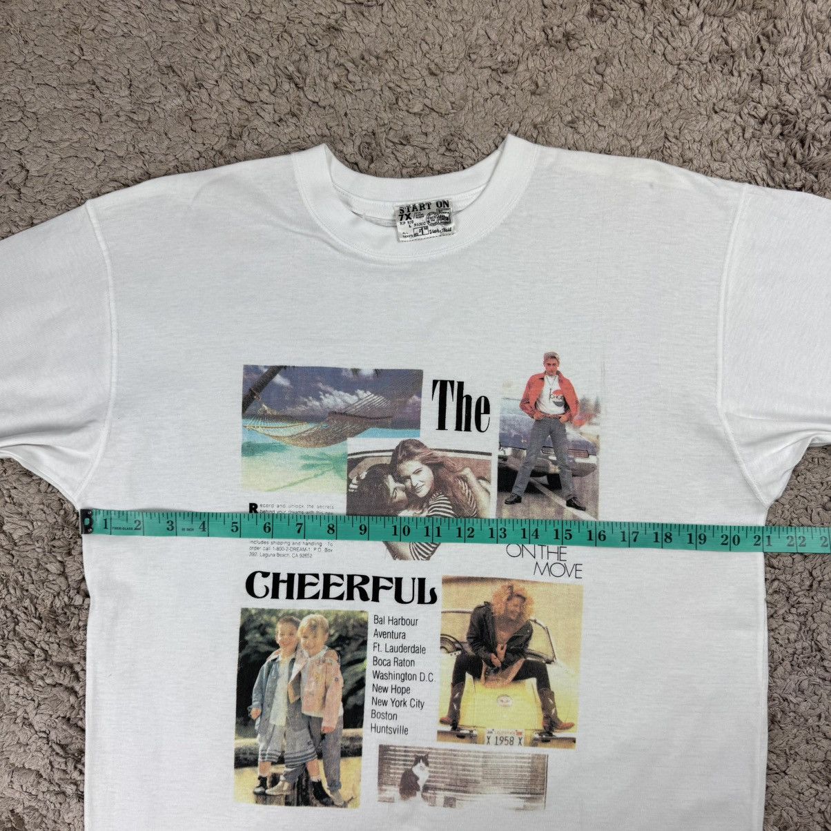 Vintage Vintage The Man On The Move “CHEERFUL” Photographic T-shirt Size US L / EU 52-54 / 3 - 14 Thumbnail