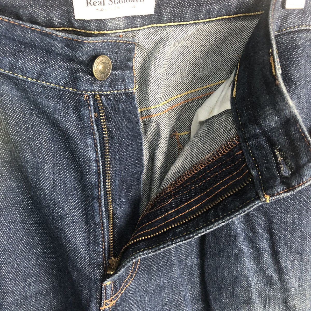 Japanese Brand DL Real Standard Blue Denim Pants #C269 Size US 35 - 11 Thumbnail