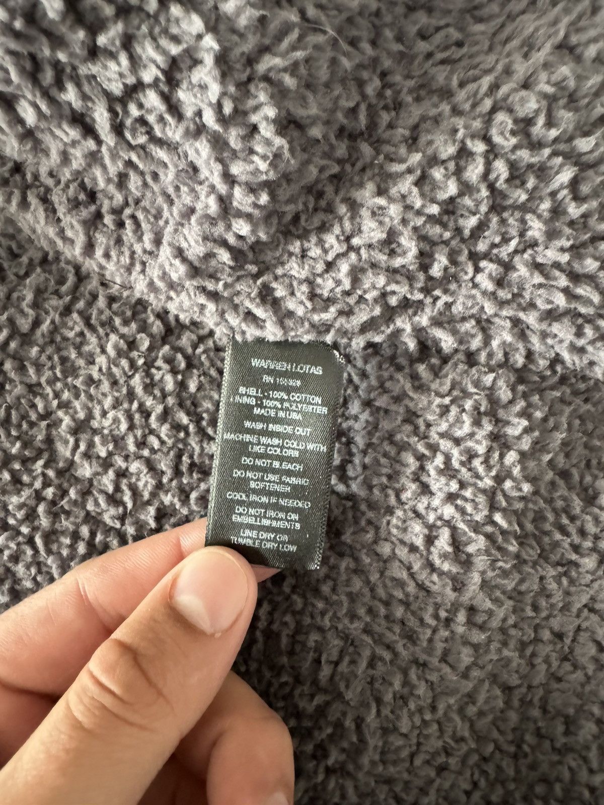 Warren Lotas Warren Lotas Sherpa Lined Flannel ❄️ Size US L / EU 52-54 / 3 - 7 Thumbnail