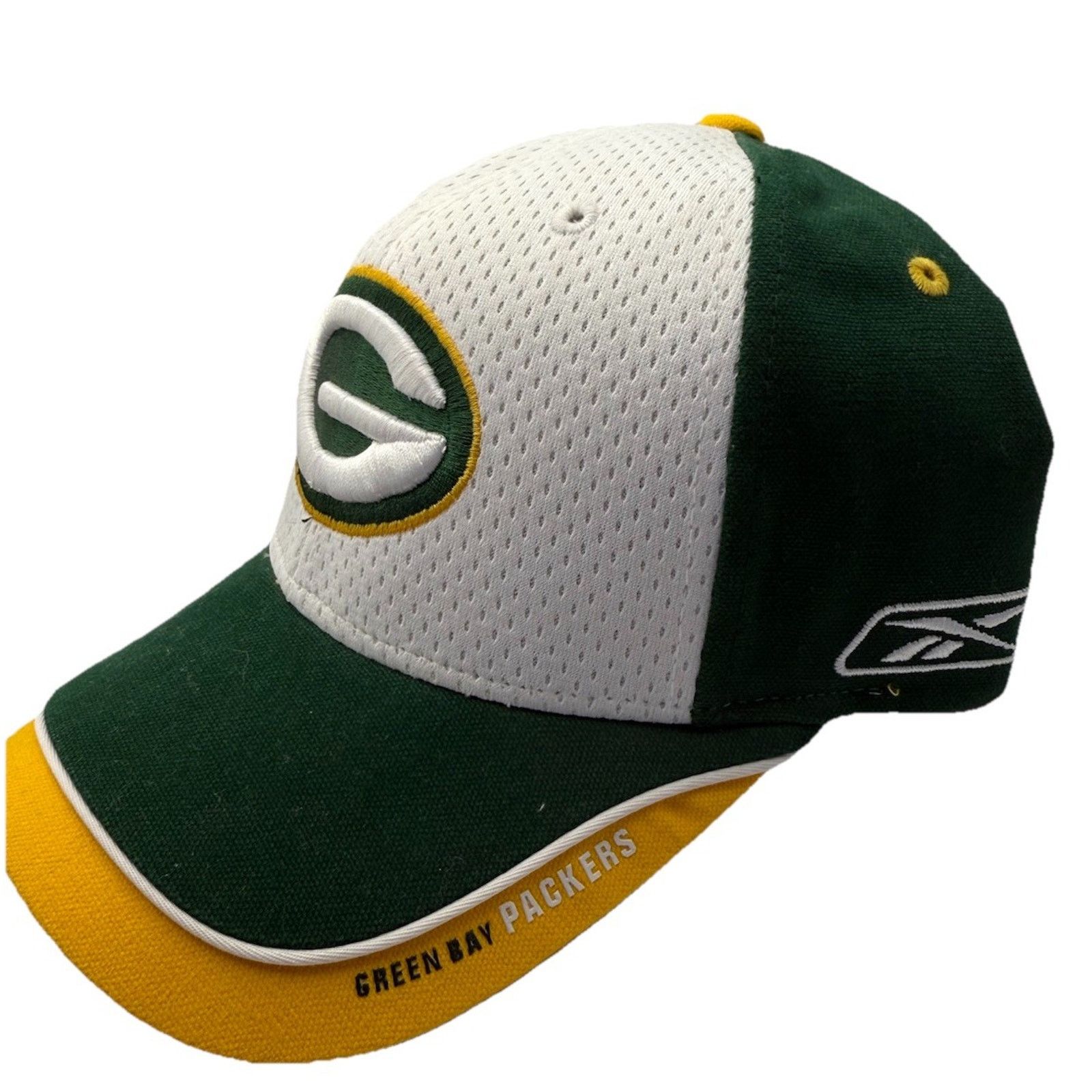 Reebok HOF Leroy Butler Autographed Green Bay Packers On Field Hat Size ONE SIZE - 3 Thumbnail