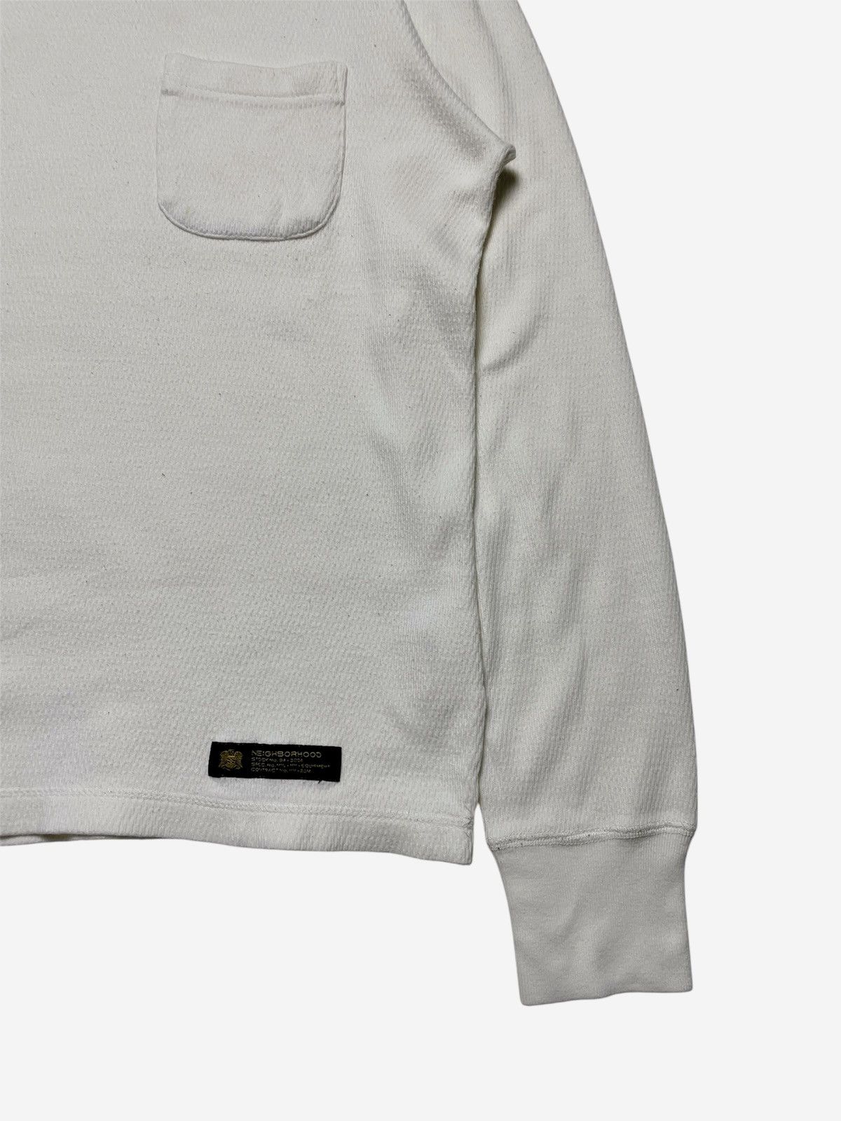 20471120 2000’s Neighborhood - Textured Knit Longsleeve Shirt Size US M / EU 48-50 / 2 - 3 Thumbnail