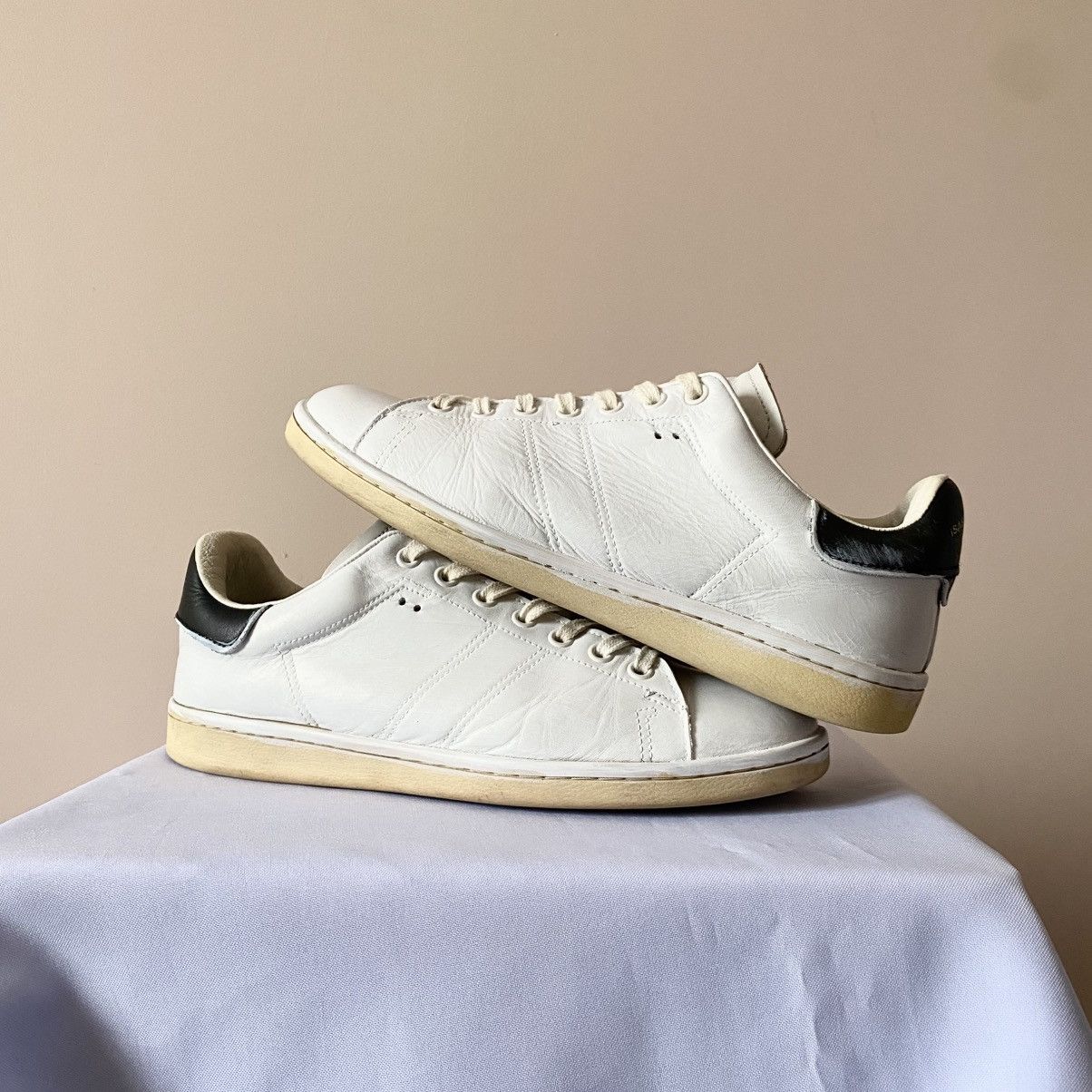 Designer × Isabel Marant Painted Isabel Marant Leather Sneakers Shoes Margiela Vibe Size US 7 / EU 40 - 1 Thumbnail