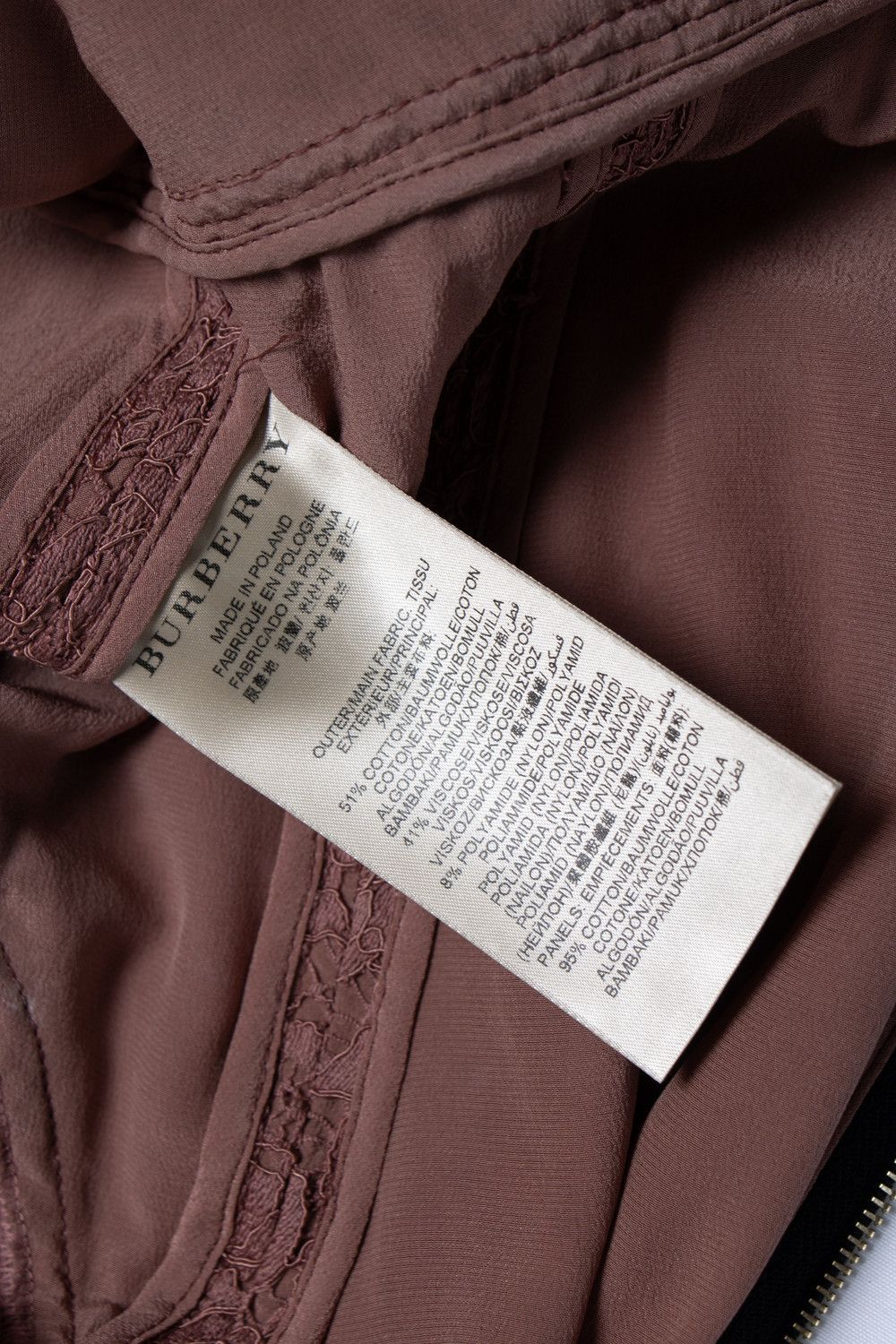 Burberry Burberry, Mauve dress in old pink Size M / US 6-8 / IT 42-44 - 9 Thumbnail