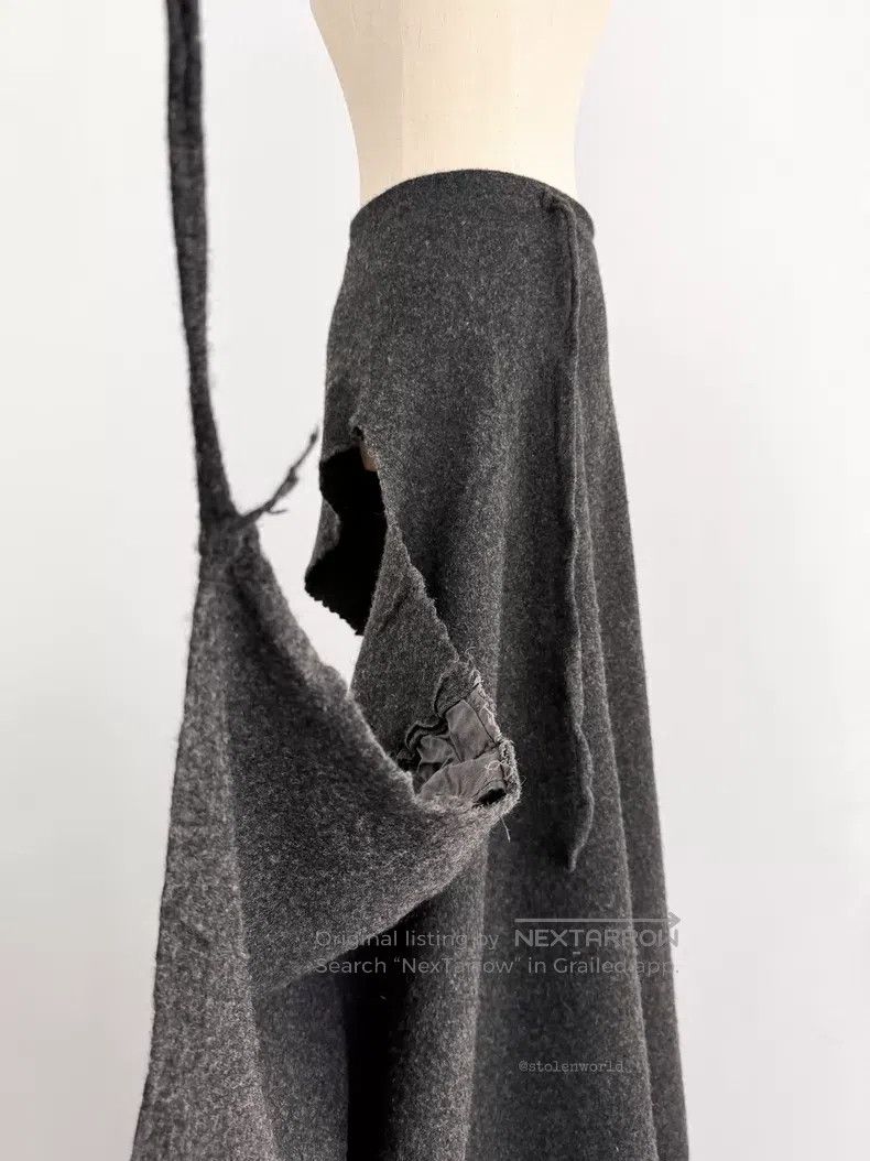 Comme des Garcons Comme Des Garcons size M Rippled Drawstring Skirt Size 23" - 7 Thumbnail