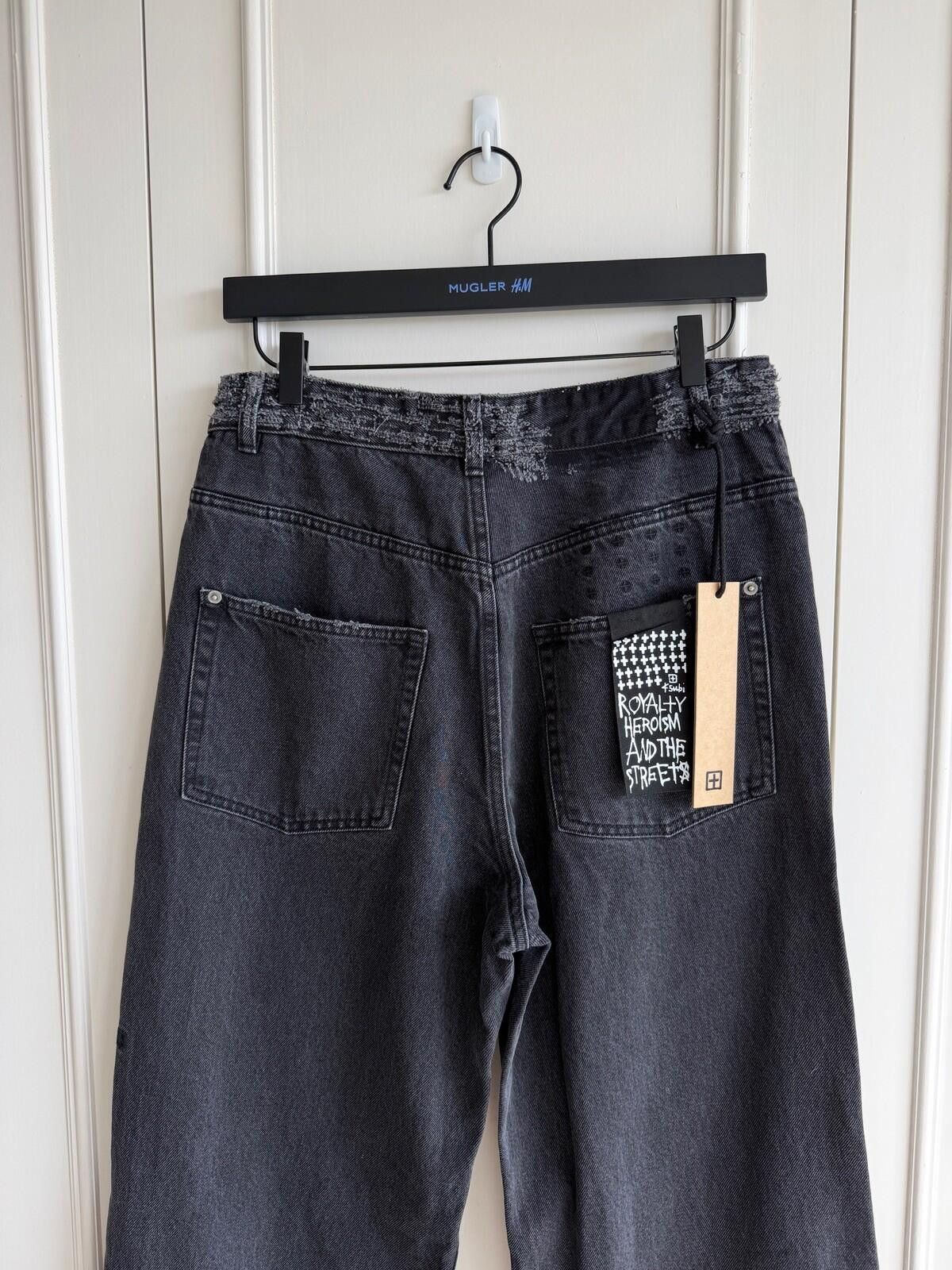 Ksubi new Ksubi mens jeans maxx asher black trashed 32 denim jean Size US 32 / EU 48 - 6 Thumbnail