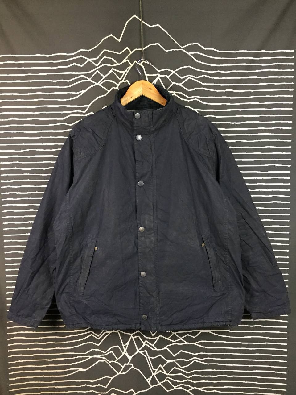 Barbour Vtg Barbour Original North Sea Outfitters DRYWAX Jacket Size US XL / EU 56 / 4 - 1 Thumbnail