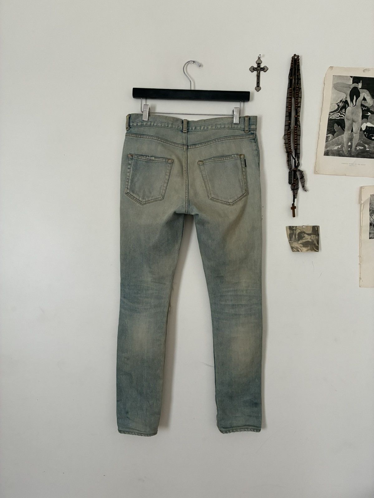 Saint Laurent Paris Saint Laurent Paris 2018 D02 Crash Denim Size US 31 - 6 Thumbnail