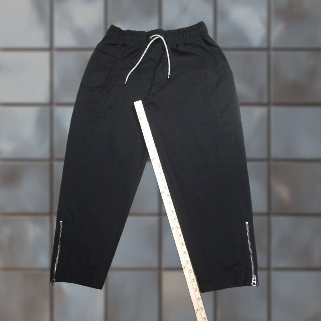 Varley Pants Mens XL Zip Ankle Drawstring Athletic Cargo Pocket Polyester Casual Black