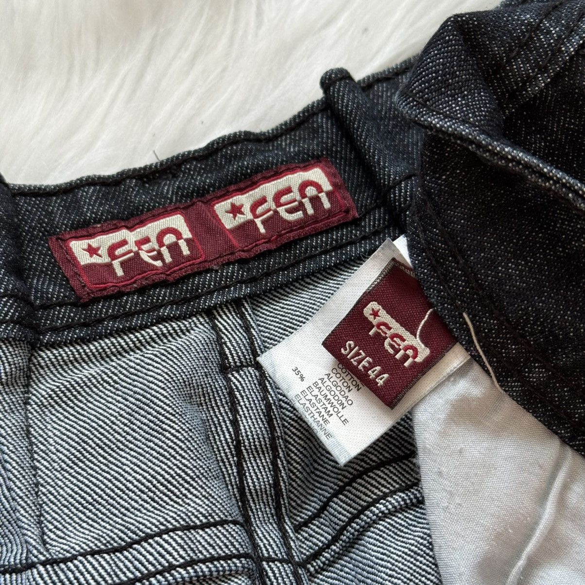 If Six Was Nine 📌 Vintage Y2K FEN Relaxed Crazy LGB style Jeans Size 30" / US 8 / IT 44 - 13 Thumbnail