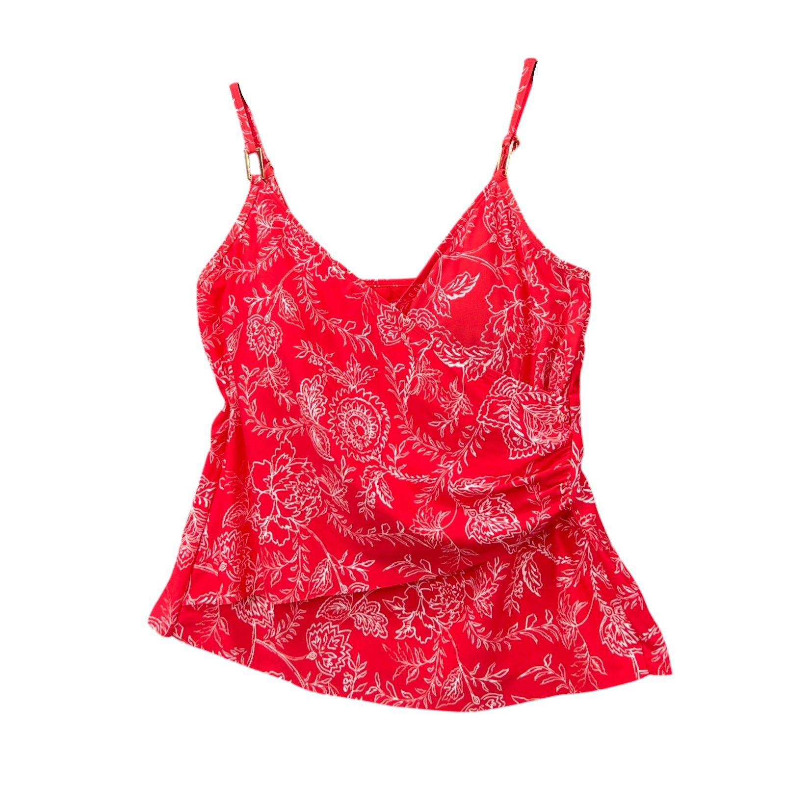 Other Liz Claiborne - Women's Lined Paisley Tankini Swimsuit Top - Size ONE SIZE - 15 Thumbnail
