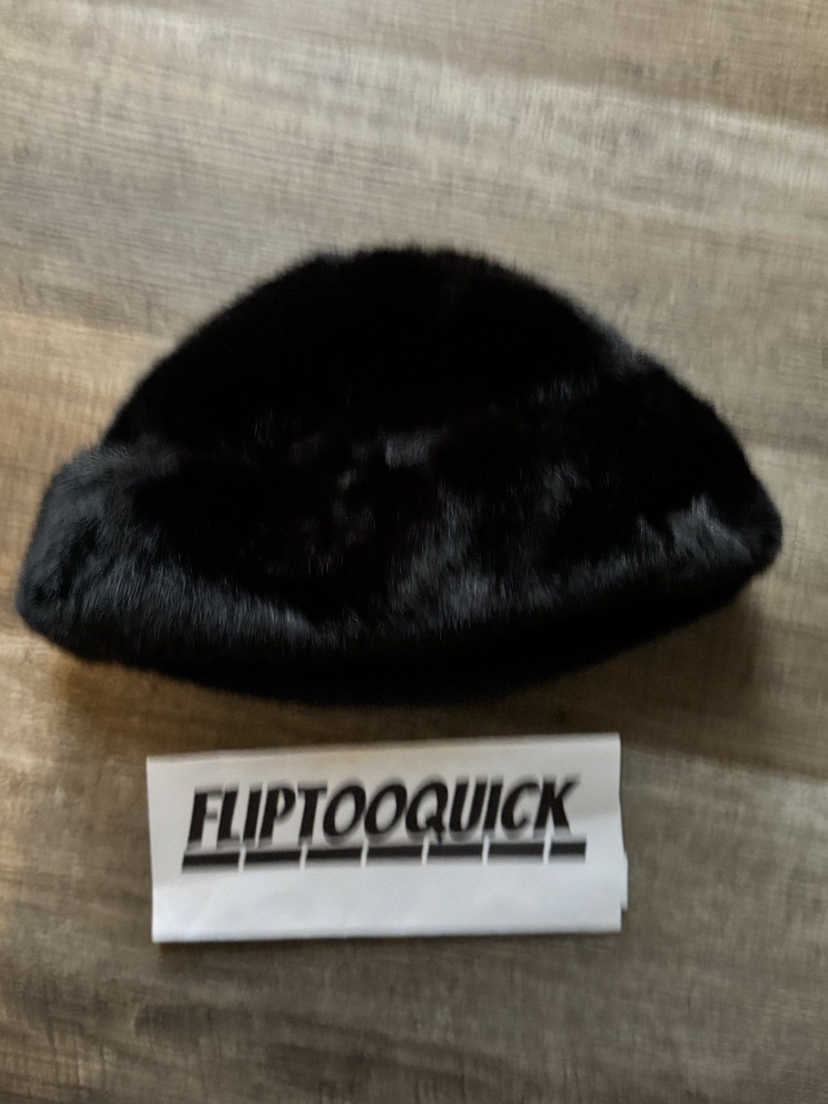 Palace Teddy Beanie Black Tip | Grailed