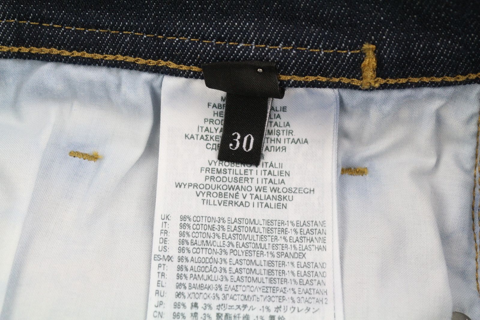Diesel D-AMNY-Z Z9C33 W30/L32 Slim Dark Blue Jeans 40901 Size US 30 / EU 46 - 7 Thumbnail