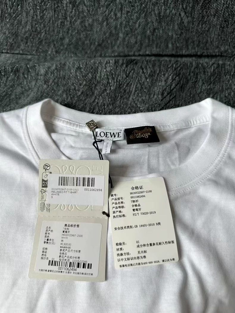 Loewe loewe White short sleeves 2506-Nextarrow Size US S / EU 44-46 / 1 - 3 Thumbnail