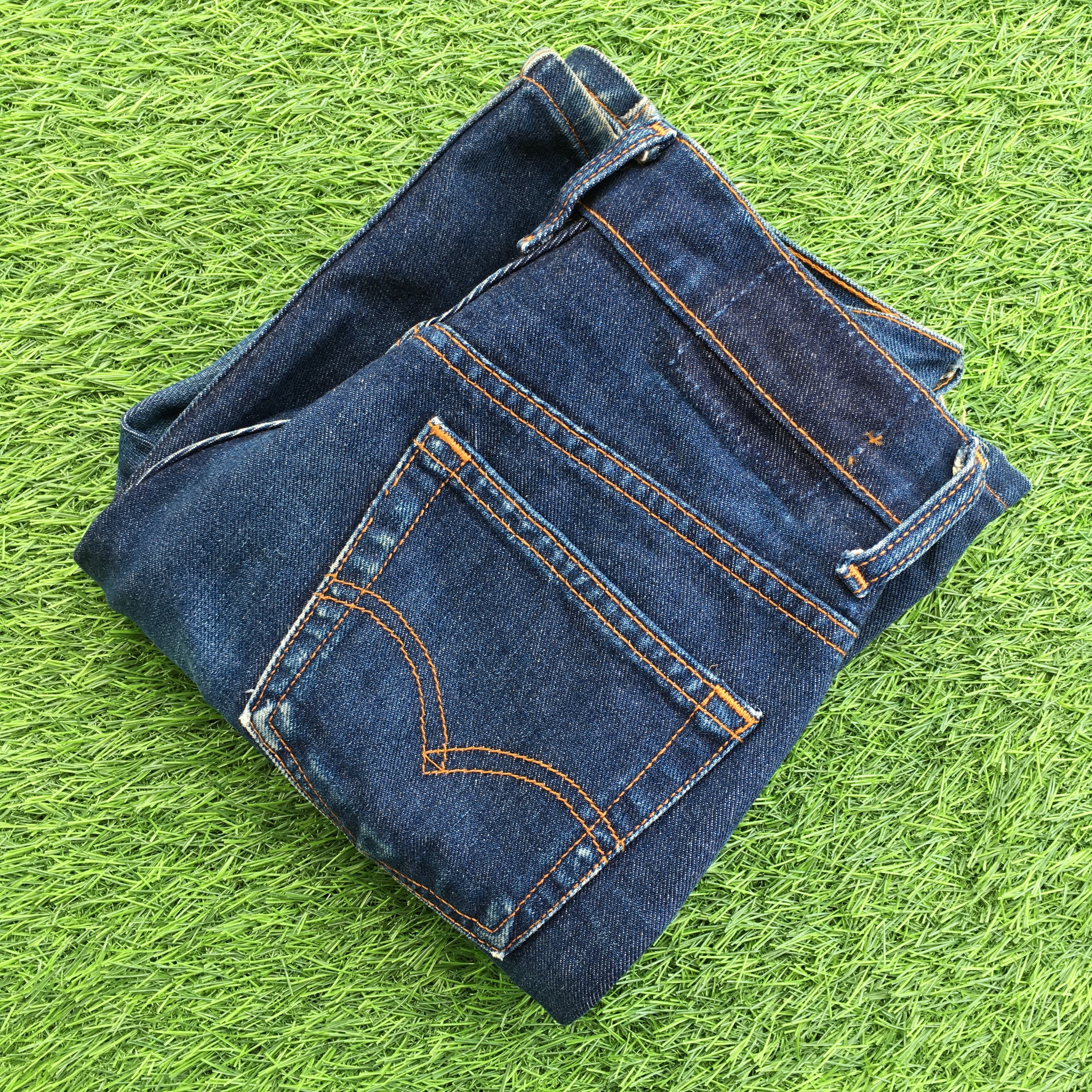 Jean Vintage 517 BootCut Jeans Faded Flare Denim W23 D-1193 Size 23" - 9 Thumbnail