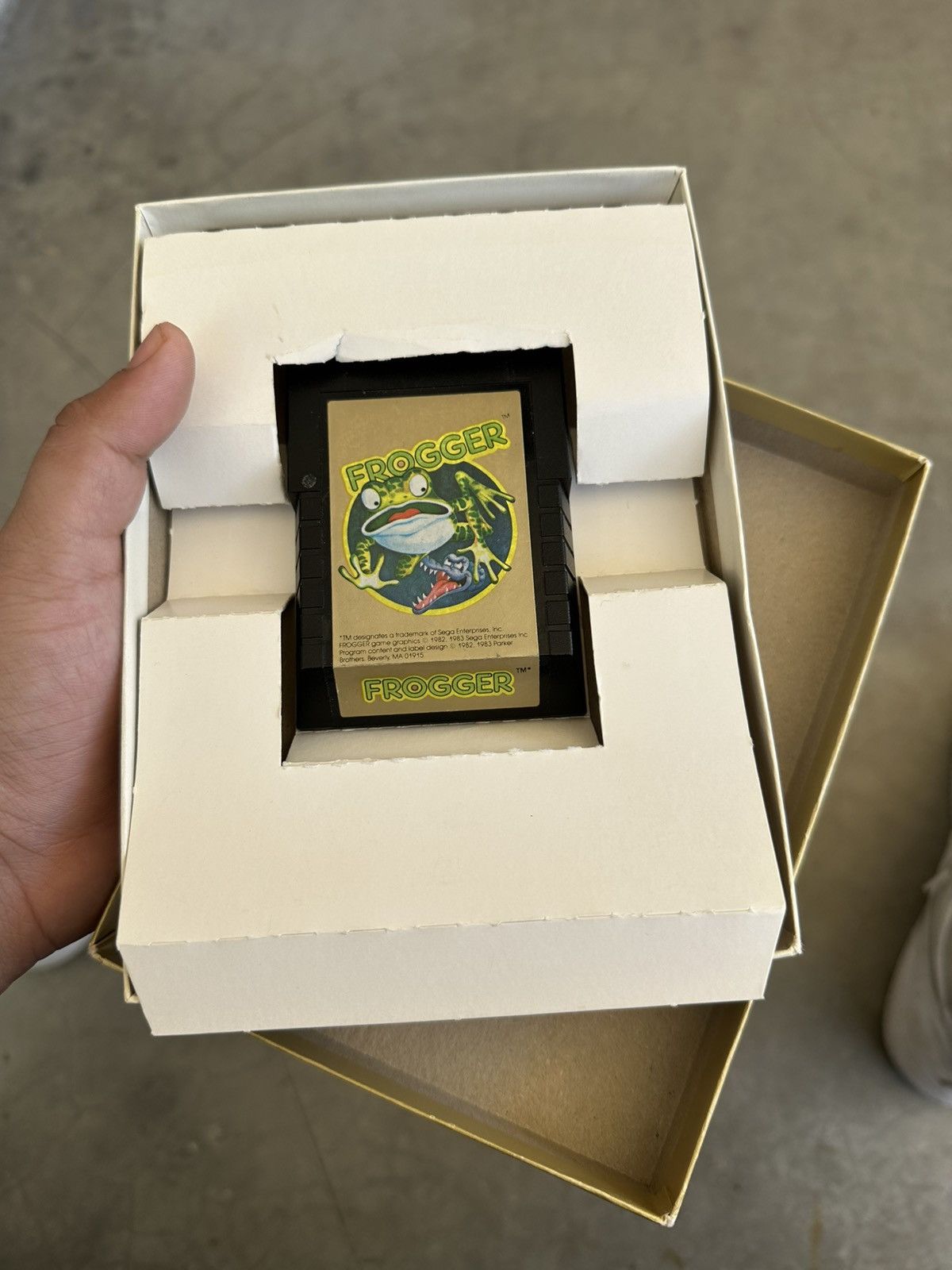 Nintendo 1980's Frogger Vintage Video Game with Box Arcade Game Size ONE SIZE - 6 Thumbnail