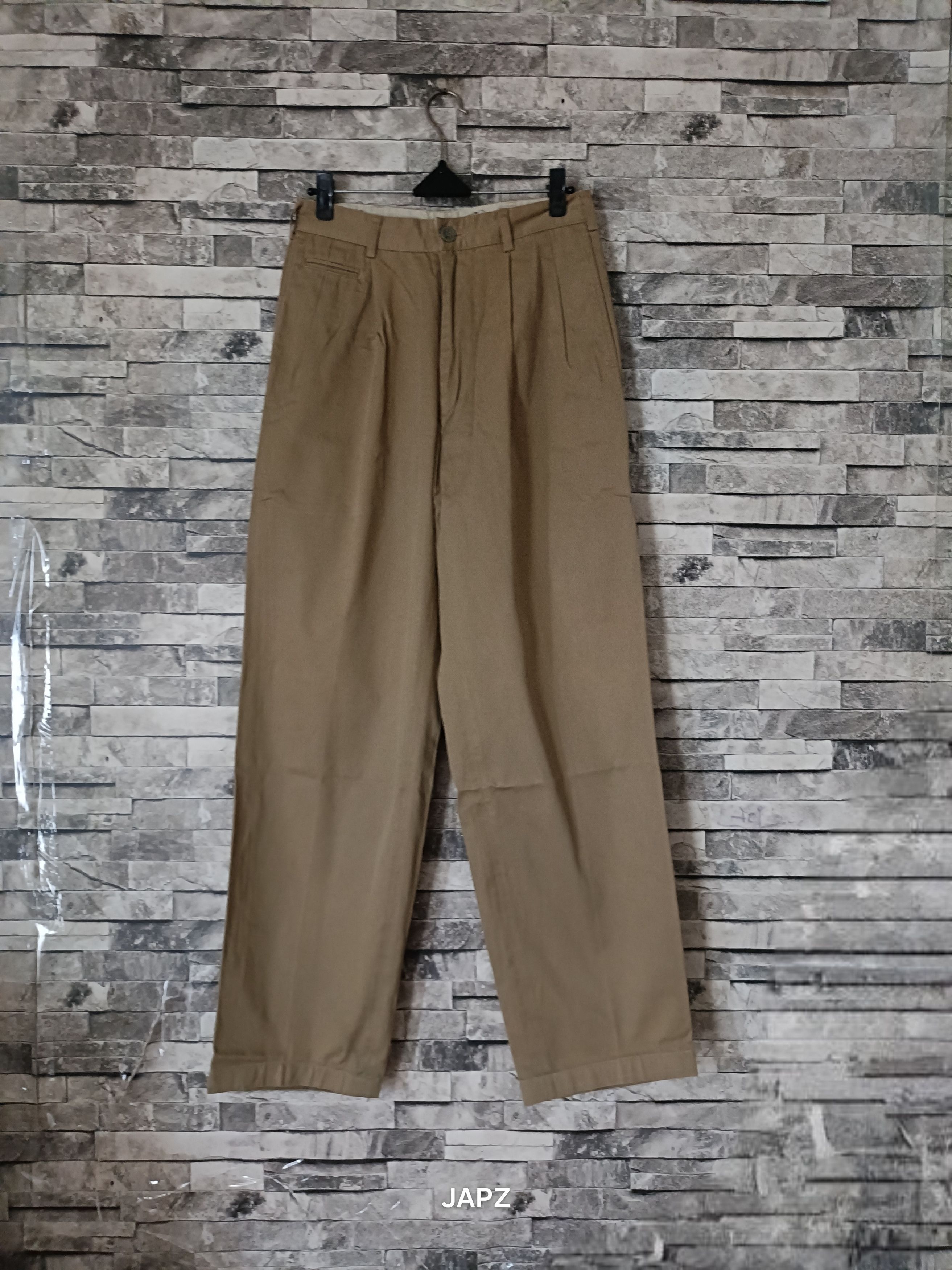 Japanese Brand Vintage Bartack by system u inc reinforced chino pants Size US 26 / EU 42 - 2 Thumbnail