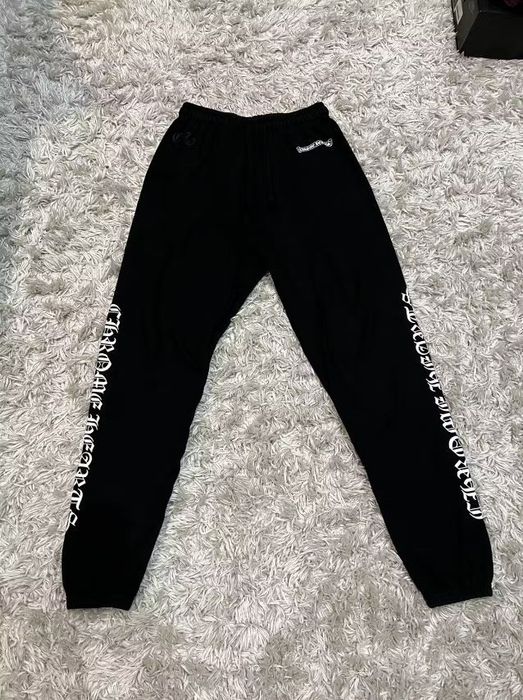 Chrome Hearts Chrome hearts scroll sweatpants | Grailed