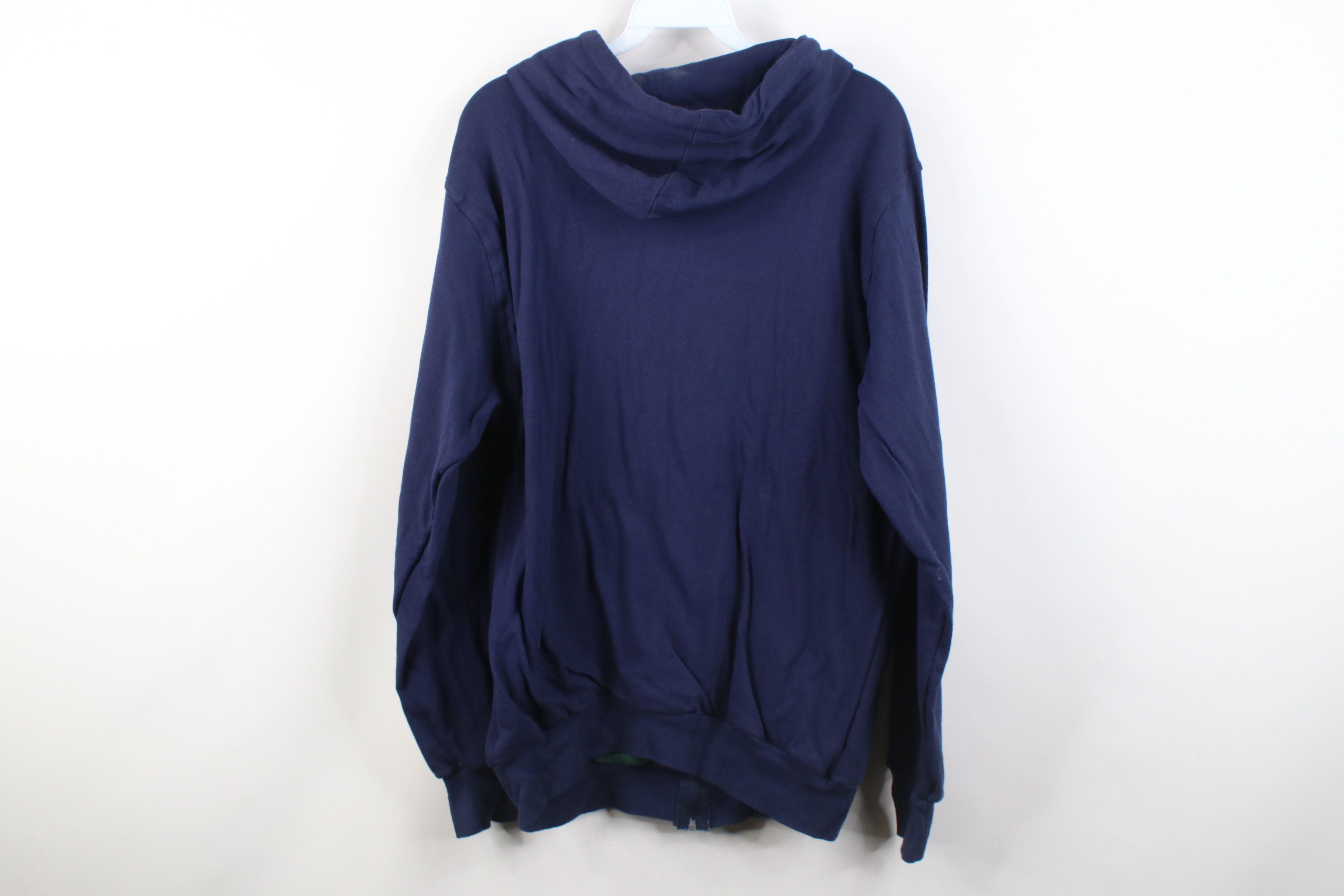 Vintage Vintage 90s Streetwear Thermal Waffle Knit Lined Zip Hoodie Size L / US 10 / IT 46 - 12 Thumbnail