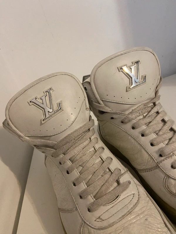 Louis Vuitton louis vuitton archival high top sneakers with big logo Size US 7.5 / EU 40-41 - 2 Thumbnail