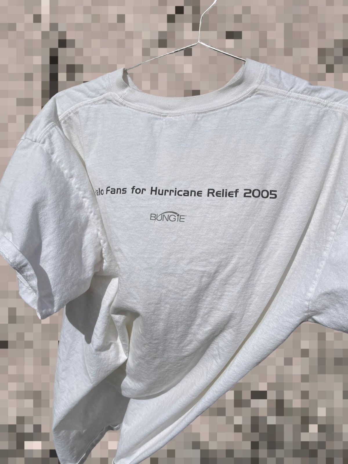T-shirt Vintage Halo 2 Bungie - FIGHT THE FLOOD, Taille XL, Master Chief