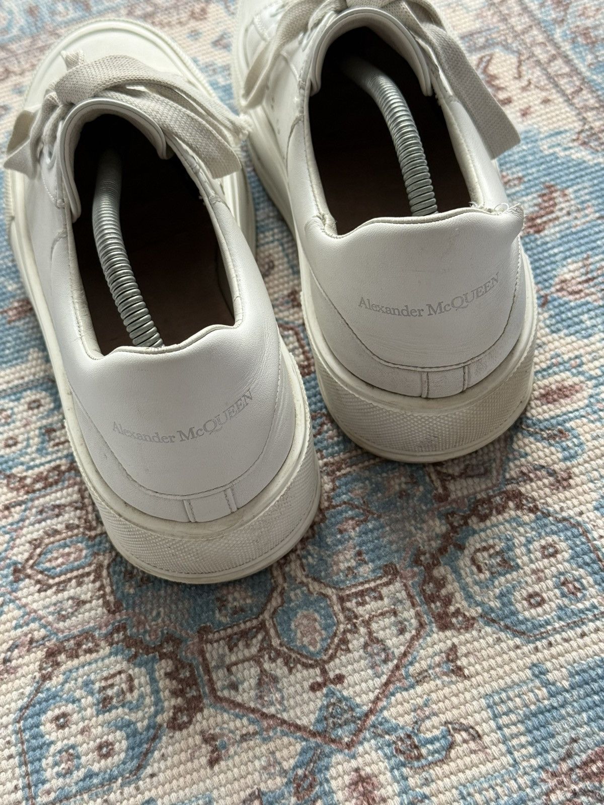 Alexander McQueen Alexander McQueen Deck Lace-Up Plimsoll Leather Shoes Sz43,5 Size US 10.5 / EU 43-44 - 7 Thumbnail