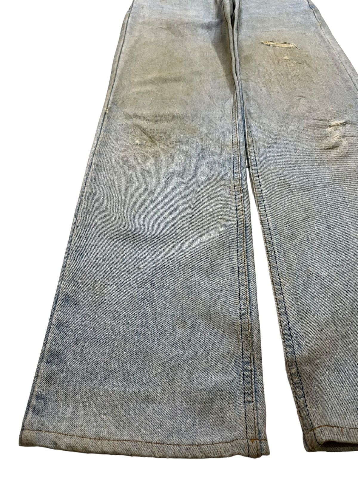 Levi's × Levi's Vintage Clothing Vintage 90s Levis 515 Mud Wash Distressed Loose Jeans Size US 29 - 6 Thumbnail