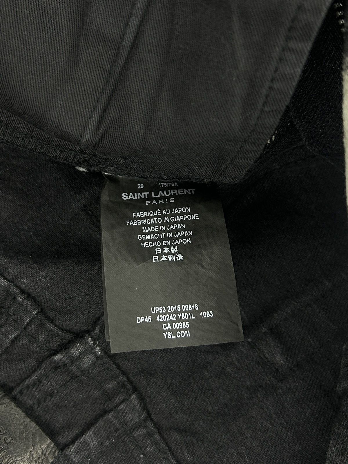 Saint Laurent Paris S/S 16 Surf Sound Bleached Distressed Denim Size US 29 - 13 Thumbnail