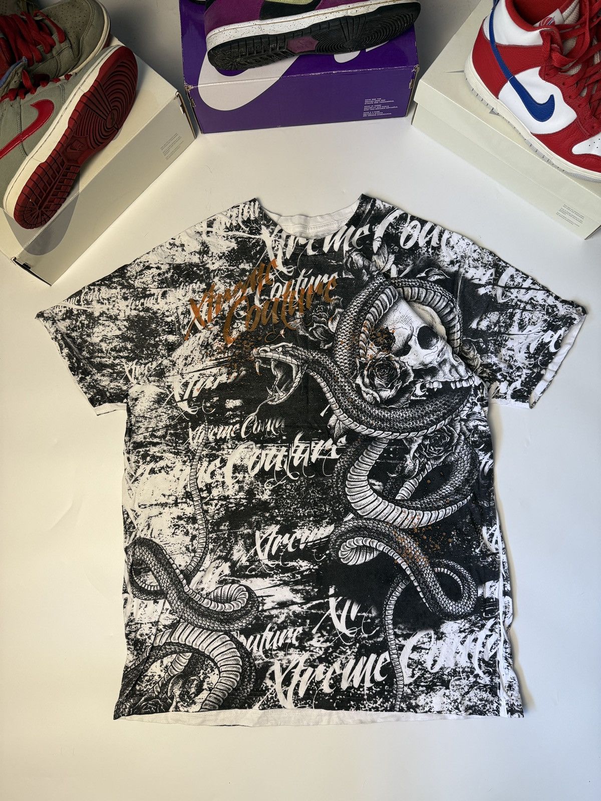 Supreme × Vintage T-shirt Xtreme Couture Size US XL / EU 56 / 4 - 2 Thumbnail