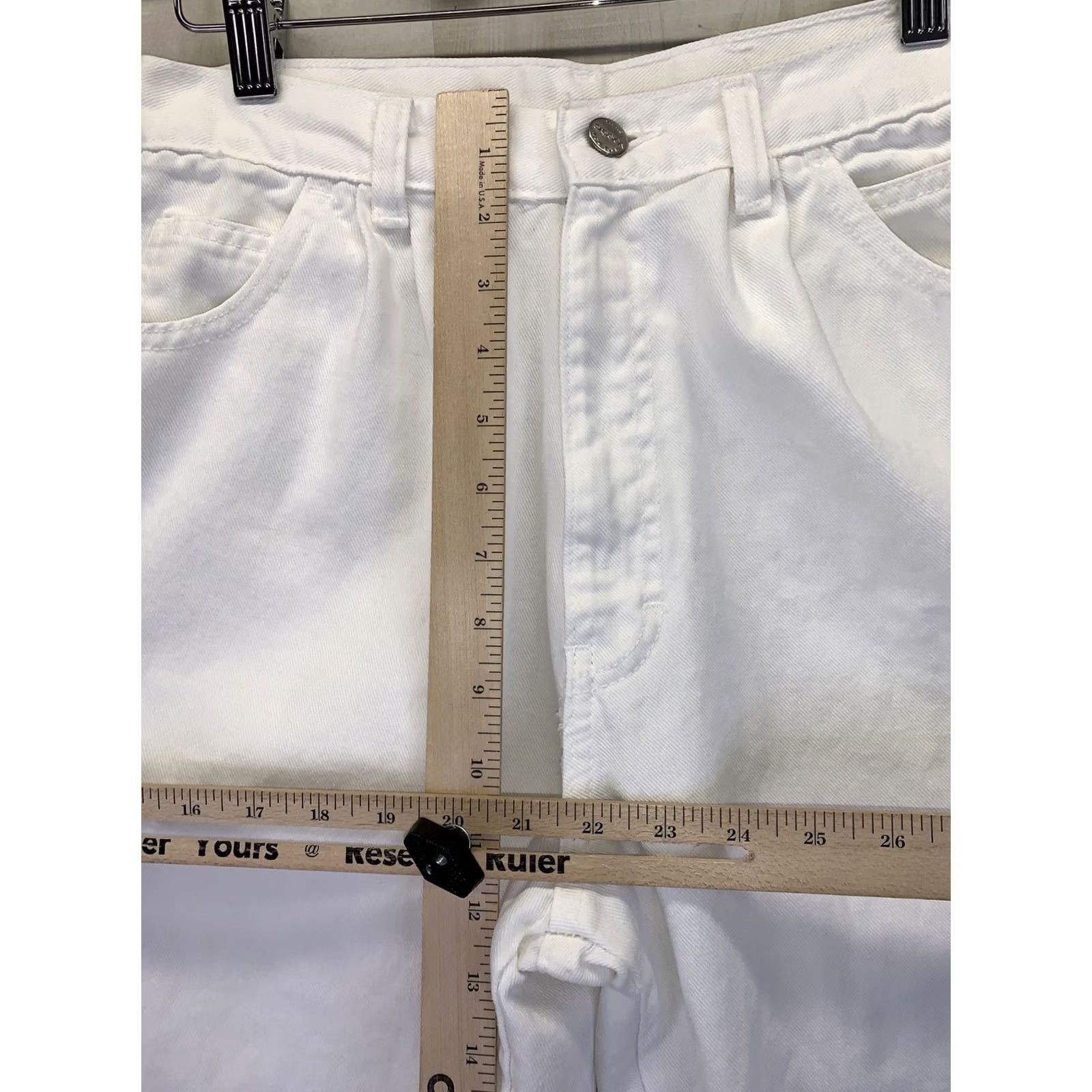 Vintage VINTAGE Sasson White Mom Jeans High Rise Size 8 USA Made Womens 90s Denim Room-10173 Size 30" / US 8 / IT 44 - 3 Thumbnail