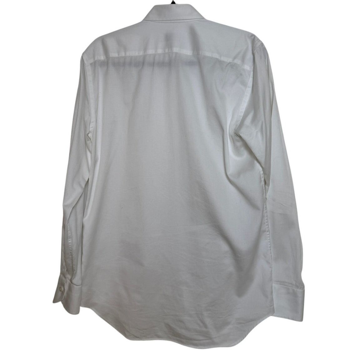 Canali Canali Cotton White Button-Down Shirt Size US L / EU 52-54 / 3 - 2 Thumbnail