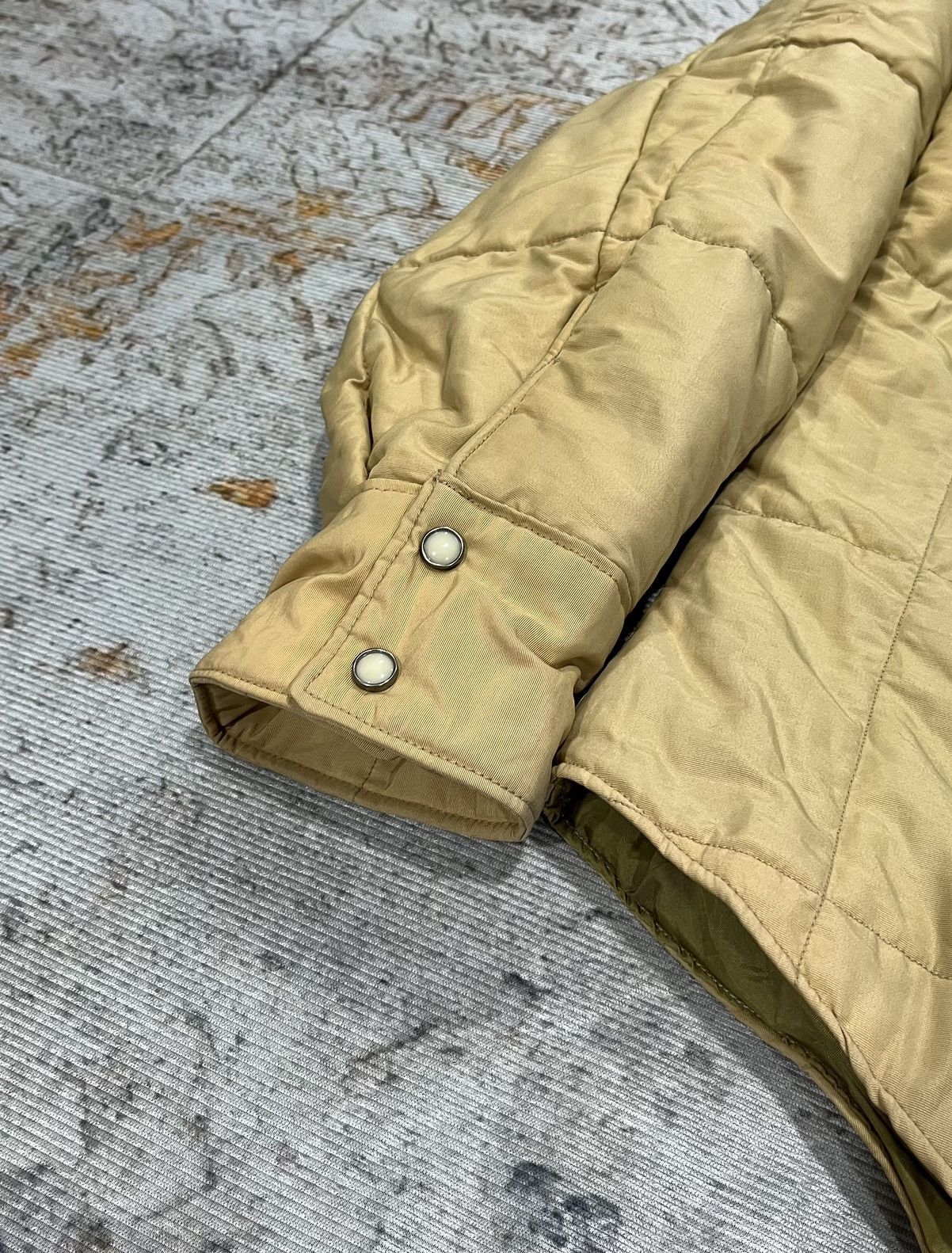 Sugar Cane Sugar Cane Leather York Quilt Hybrid Western Down Jacket Size US L / EU 52-54 / 3 - 6 Thumbnail