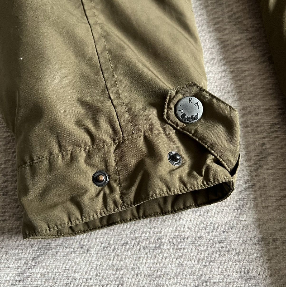 Polo Ralph Lauren Vintage 2000s Y2K Polo Ralph Lauren Green Bomber Jacket Size US L / EU 52-54 / 3 - 3 Thumbnail