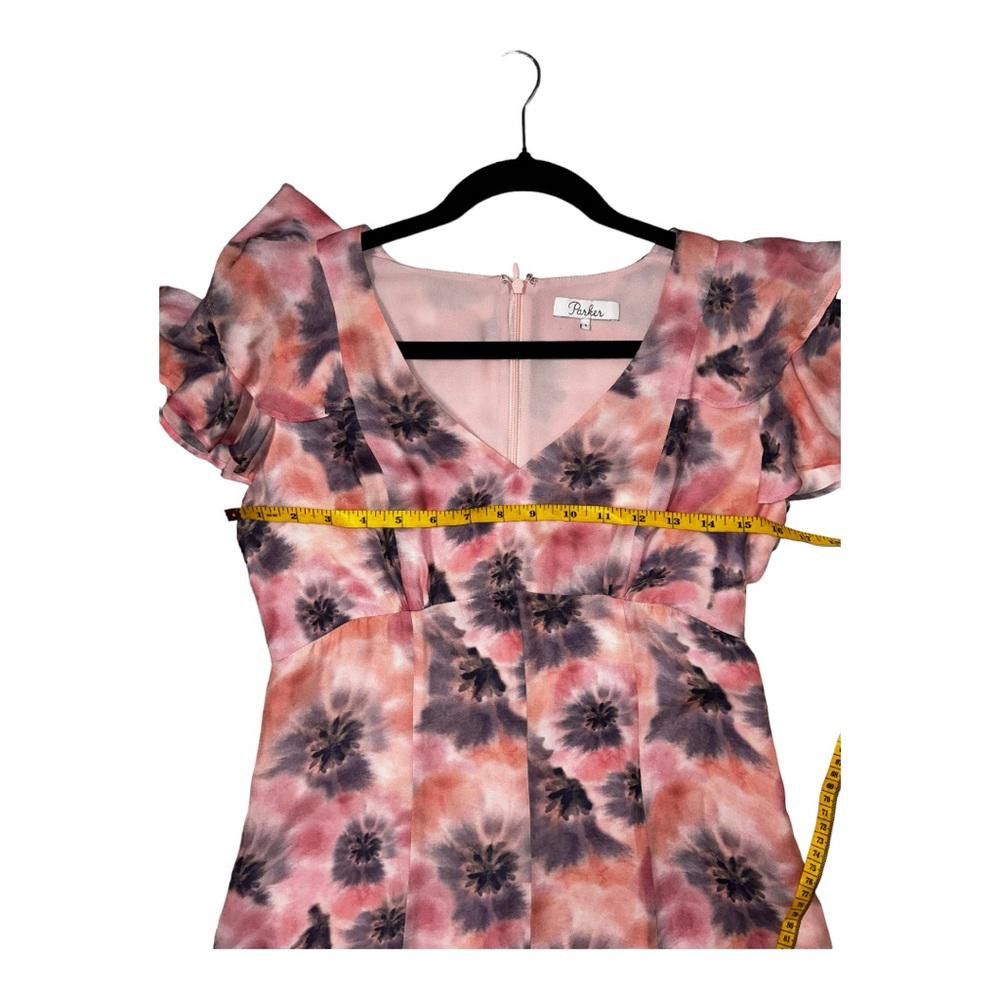 Packer Shoes Parker l Silk Shift Women's Dress Feathered Floral Small Size S / US 4 / IT 40 - 6 Thumbnail