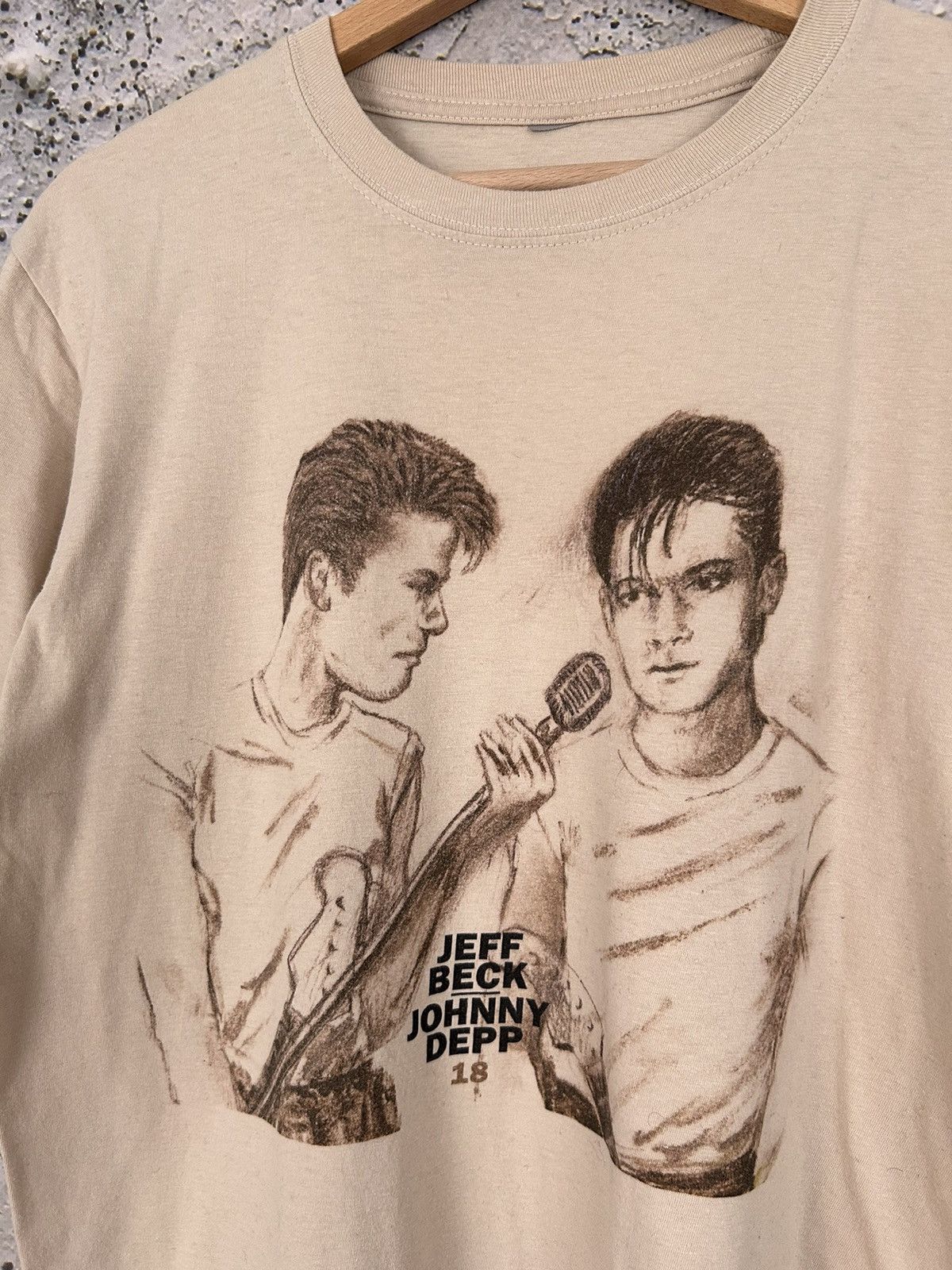 Band Tees Vintage Jeff Beck and Johnny Depp Rock Band Tee Tour Hype Size US M / EU 48-50 / 2 - 3 Thumbnail