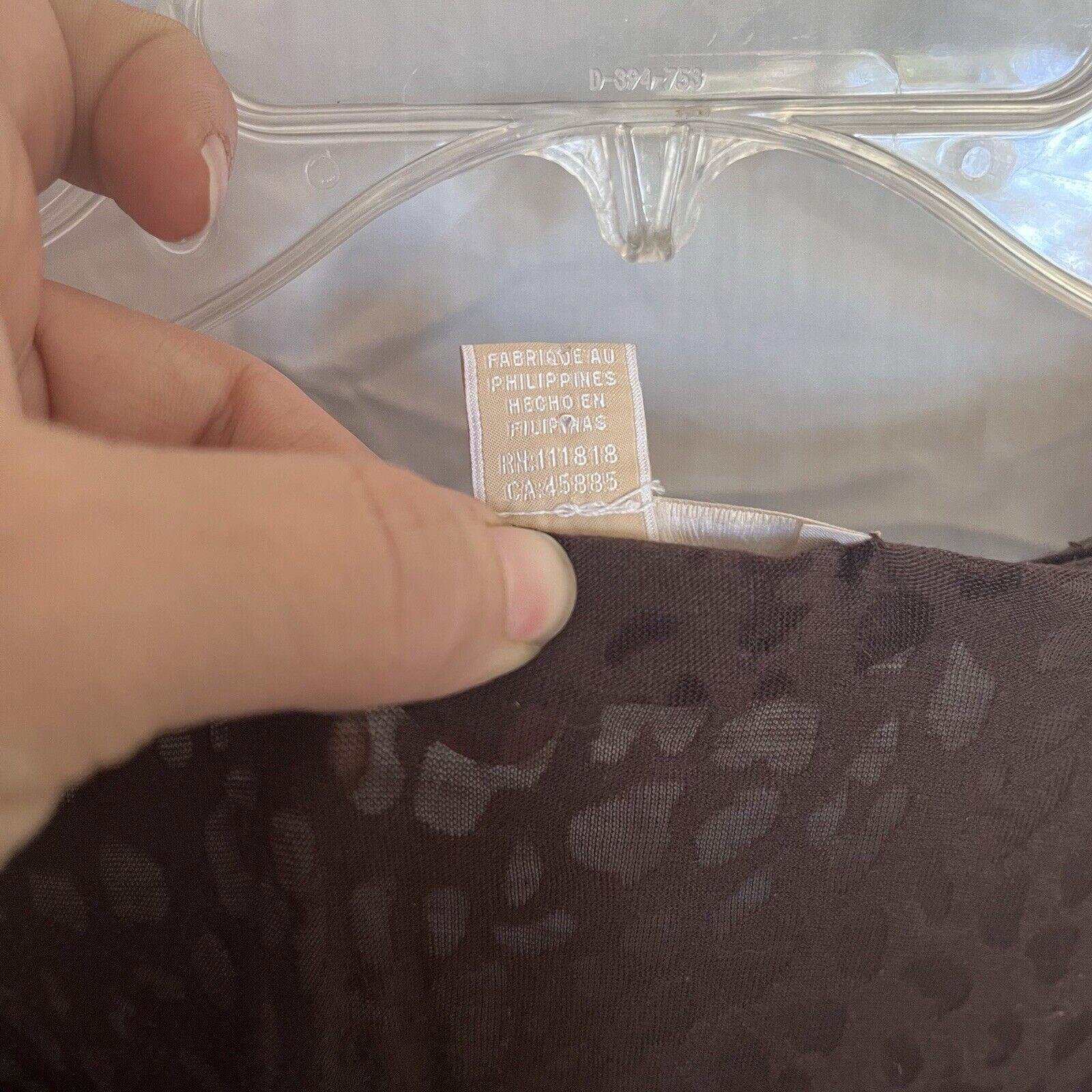Michael Kors Sheer Cheetah Print Brown Long Sleeved Tshirt EUC Size S / US 4 / IT 40 - 4 Thumbnail