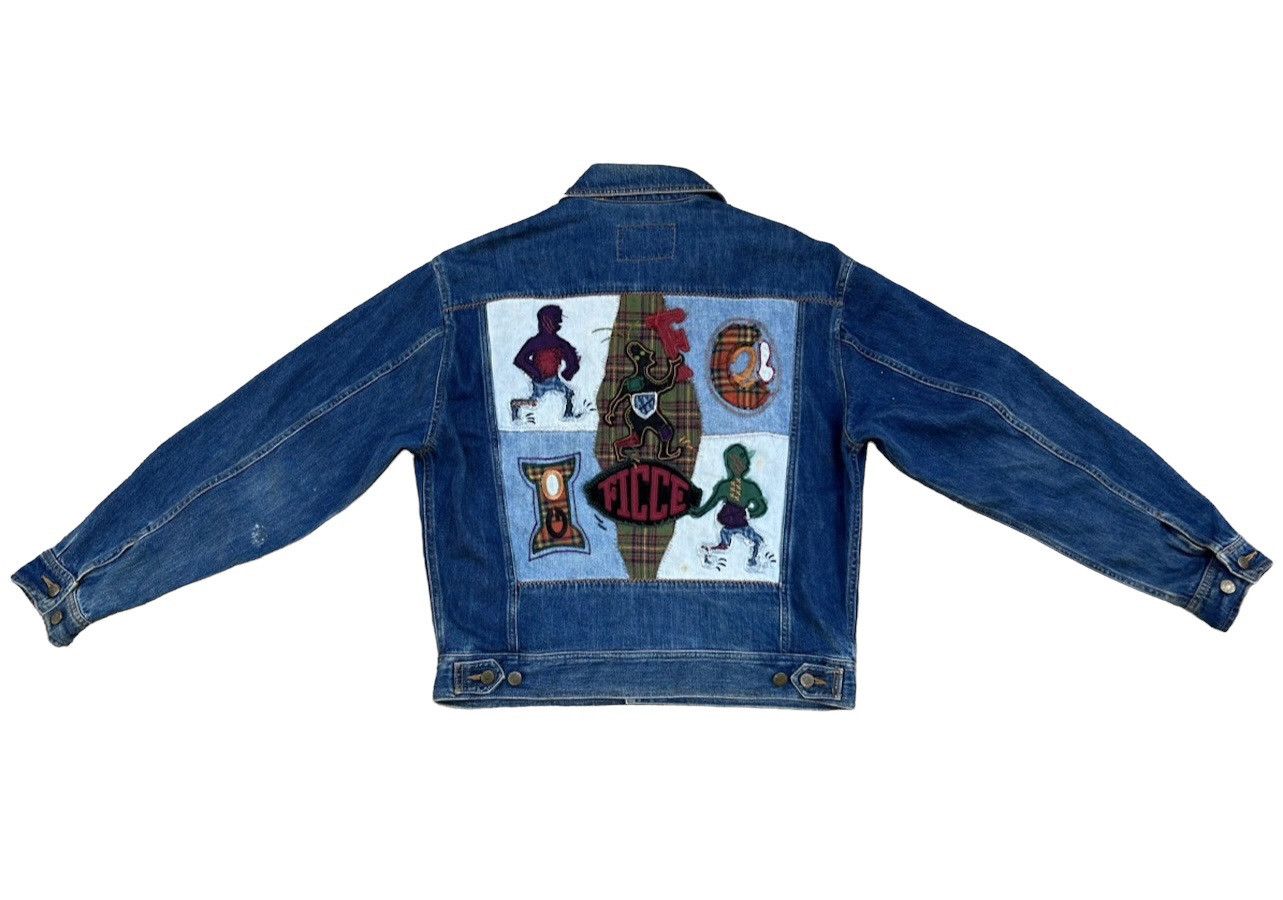 Yoshiyuki Konishi VTG FICCE Yoshiyuki Konishi Patchwork Denim Dirty Jacket Size US XL / EU 56 / 4 - 1 Thumbnail