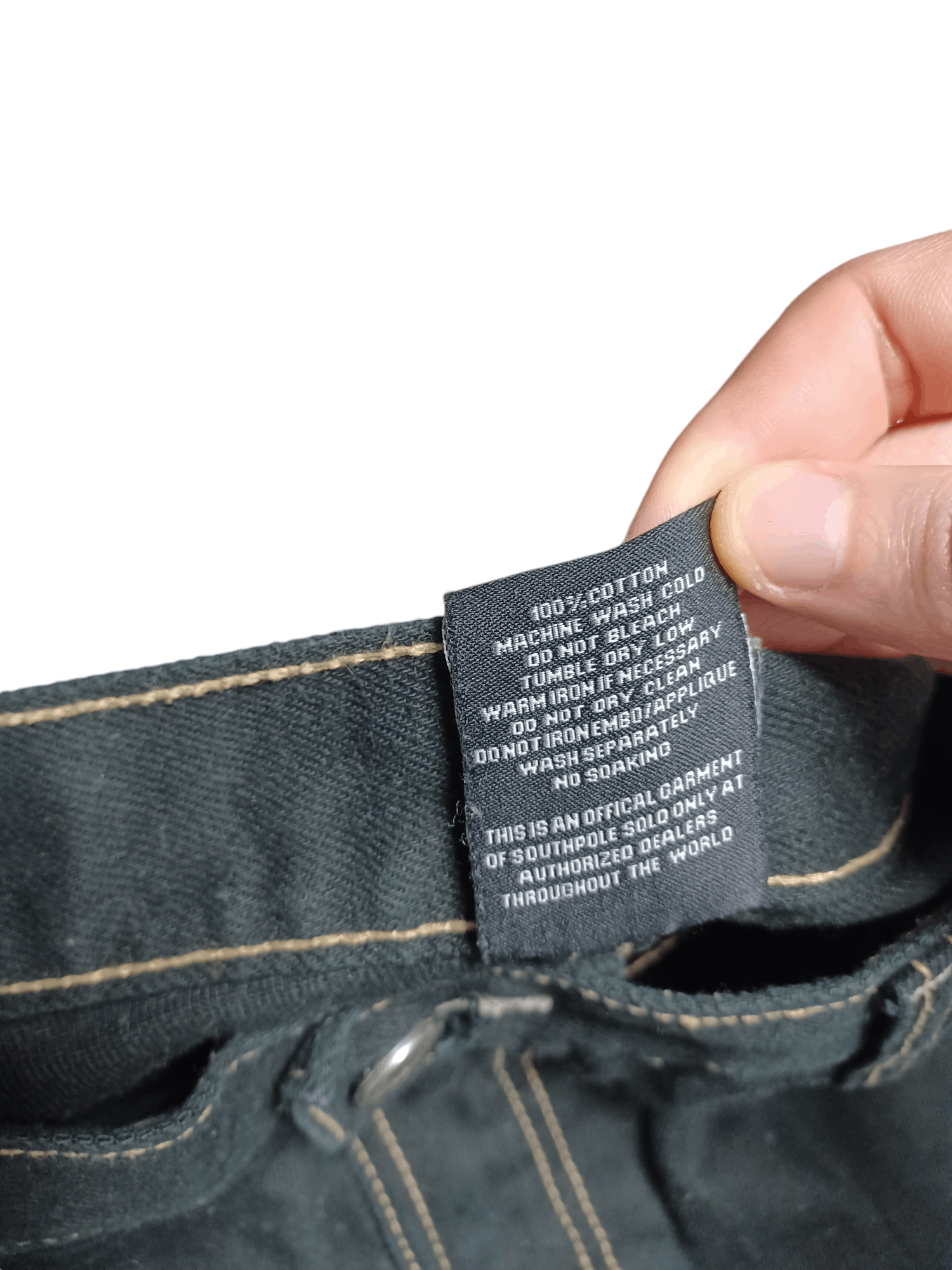Southpole SOUTHPOLE EMBROIDERED LOGO SK8 STREETWEAR JEANS DENIM Size US 36 / EU 52 - 6 Thumbnail