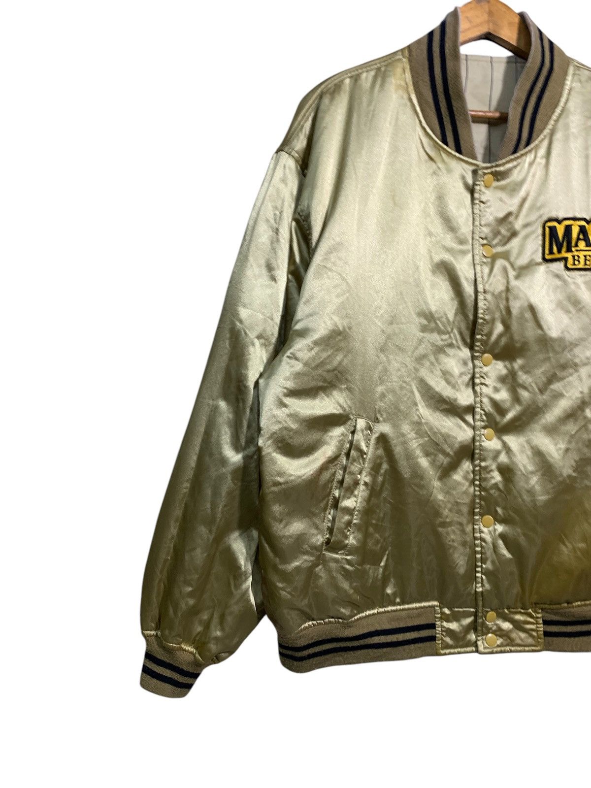 Japanese Brand 🔥VTG MALTS BEER VARSITY JACKETS REVERSIBLE Size US L / EU 52-54 / 3 - 9 Thumbnail