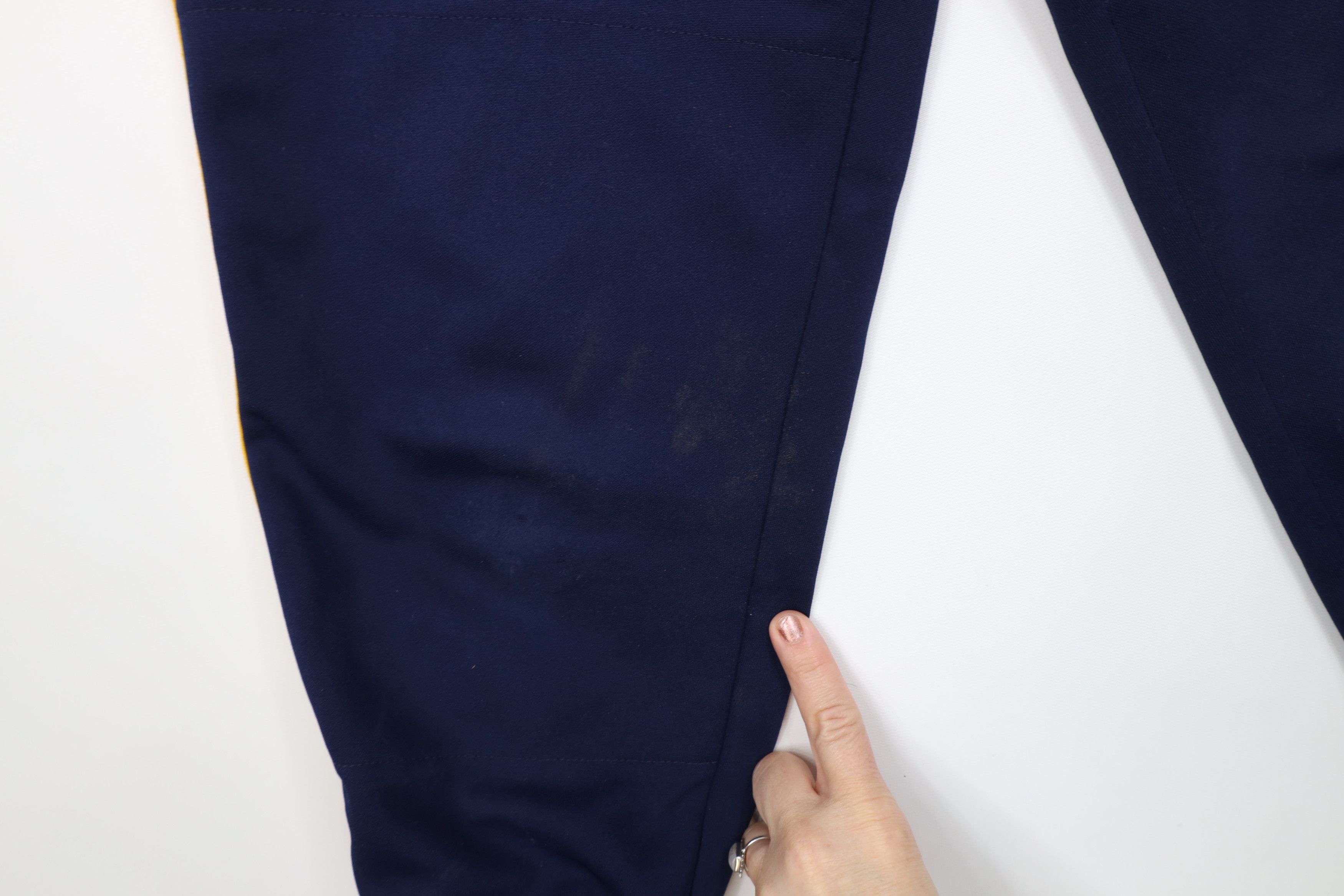 Vintage Vintage 70s Striped Baseball Uniform Pants Navy Blue USA Size US 30 / EU 46 - 5 Thumbnail
