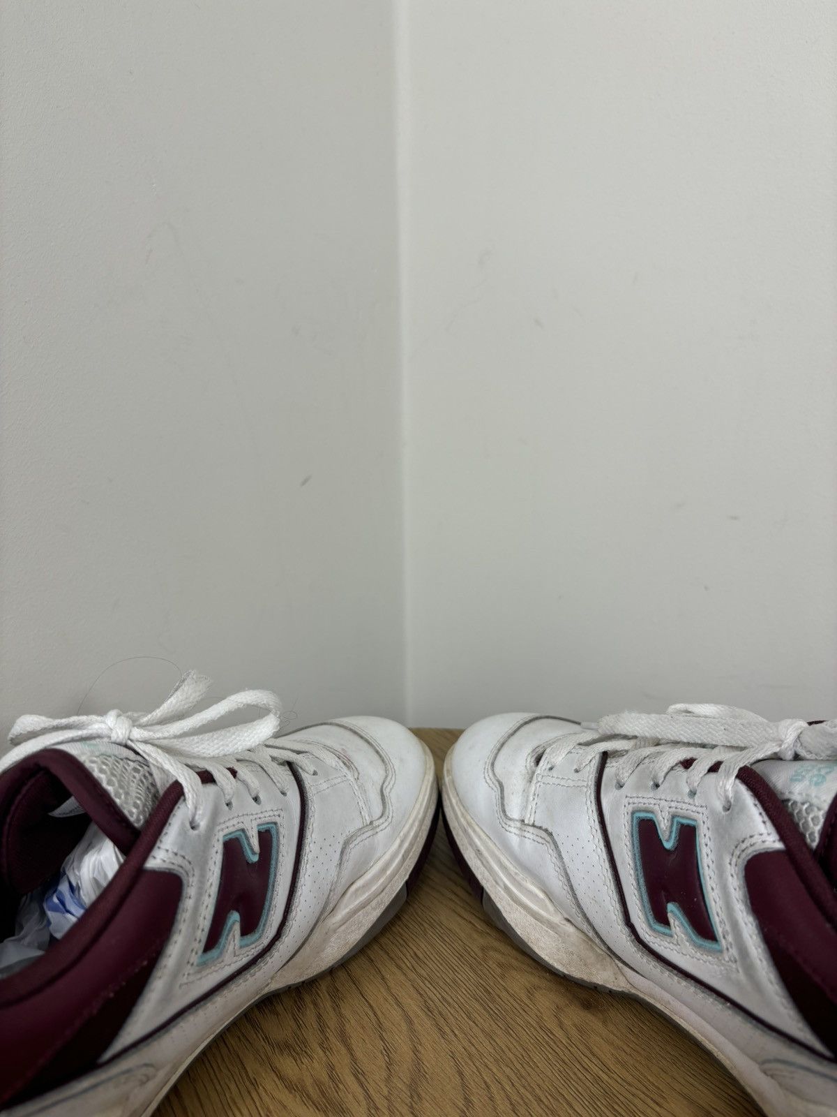 New Balance New Balance 550 Burgundy Cyan Hype Sneakers Shoes Size US 9 / EU 42 - 12 Thumbnail